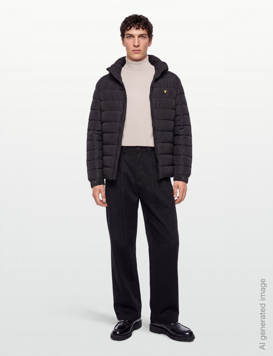 Lyle & Scott - Cotton Merino Turtleneck Jumper - rollkragenpullover - cove - 0