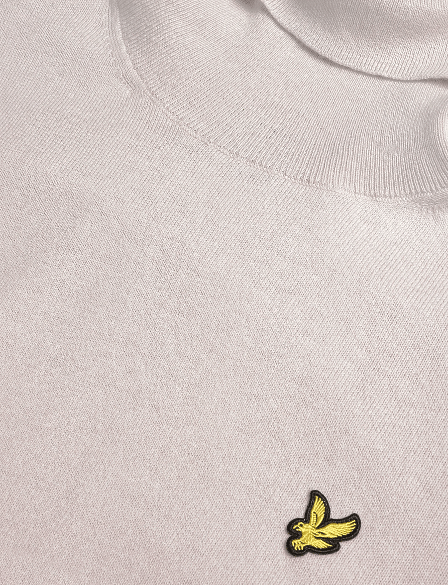 Lyle & Scott - Cotton Merino Turtleneck Jumper - poolokaulus - cove - 2