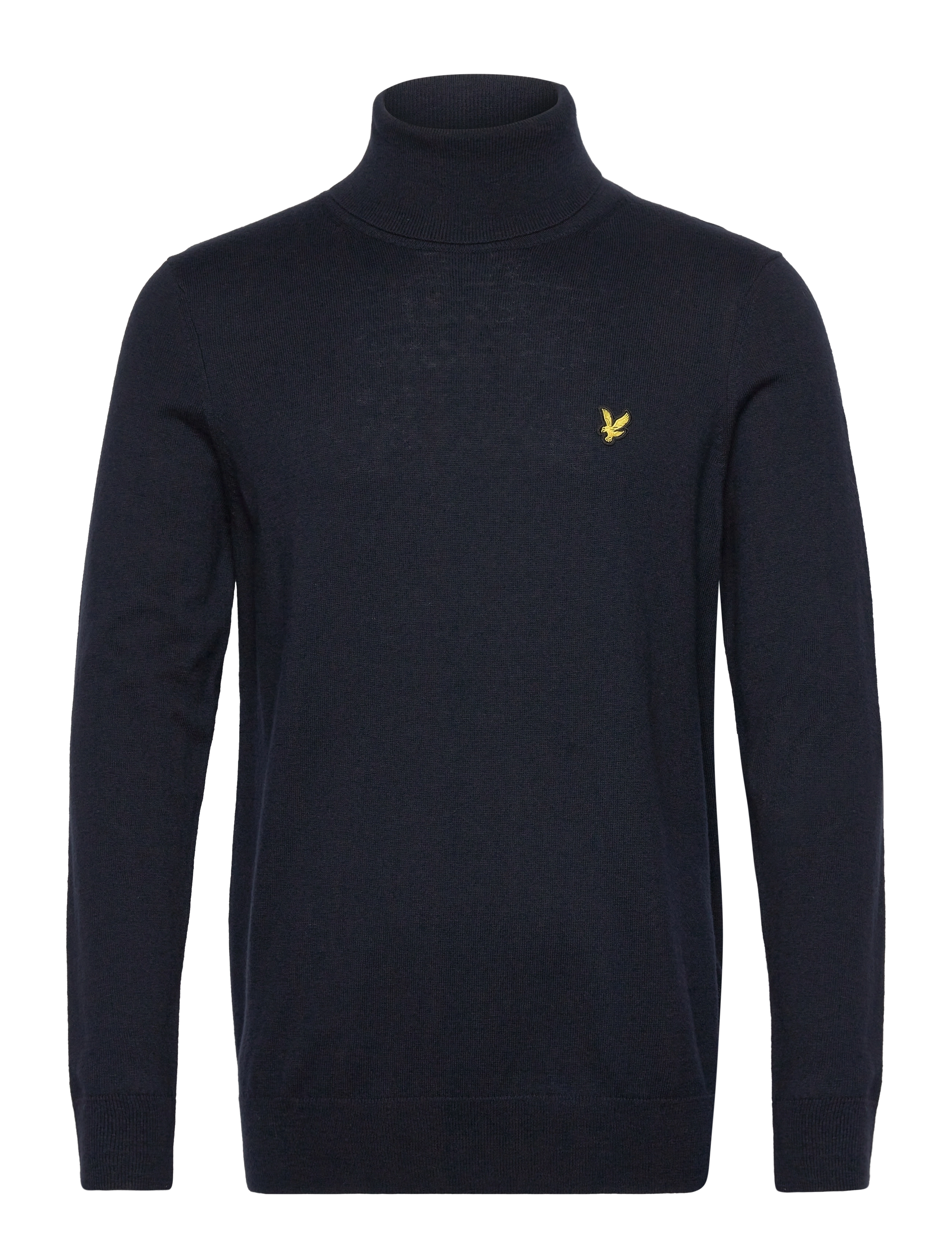 Lyle & Scott Cotton Merino Turtleneck Jumper - Poolokaulus - DARK NAVY / navy