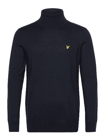 Cotton Merino Turtleneck Jumper - Rullekraver