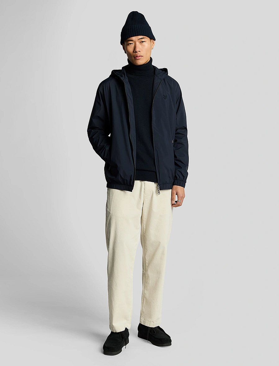 Lyle & Scott - Cotton Merino Turtleneck Jumper - golfy - dark navy - 5