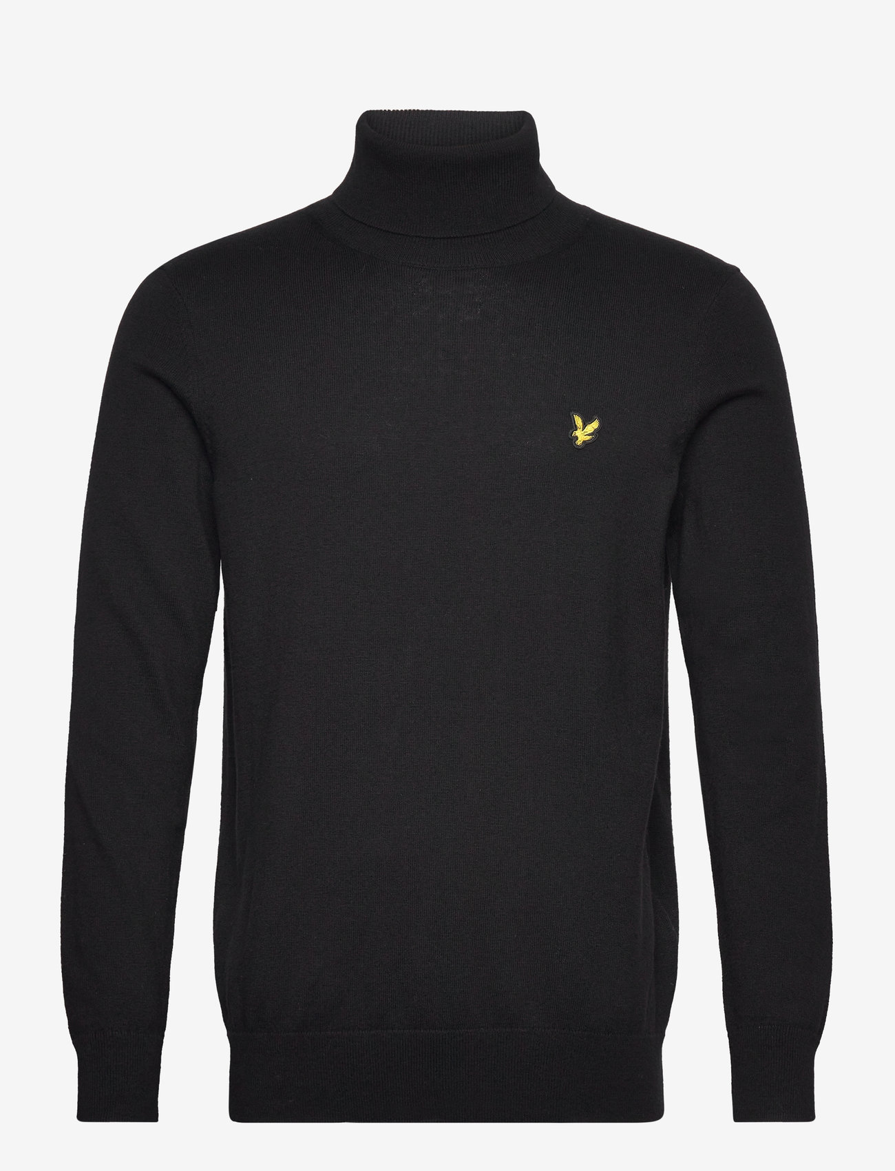 Lyle & Scott - Cotton Merino Turtleneck Jumper - polokrage - jet black - 0