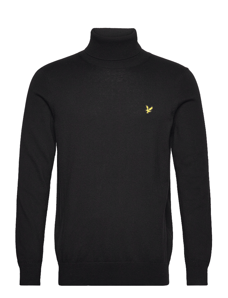 Lyle & Scott - Cotton Merino Turtleneck Jumper - polokrage - jet black - 0