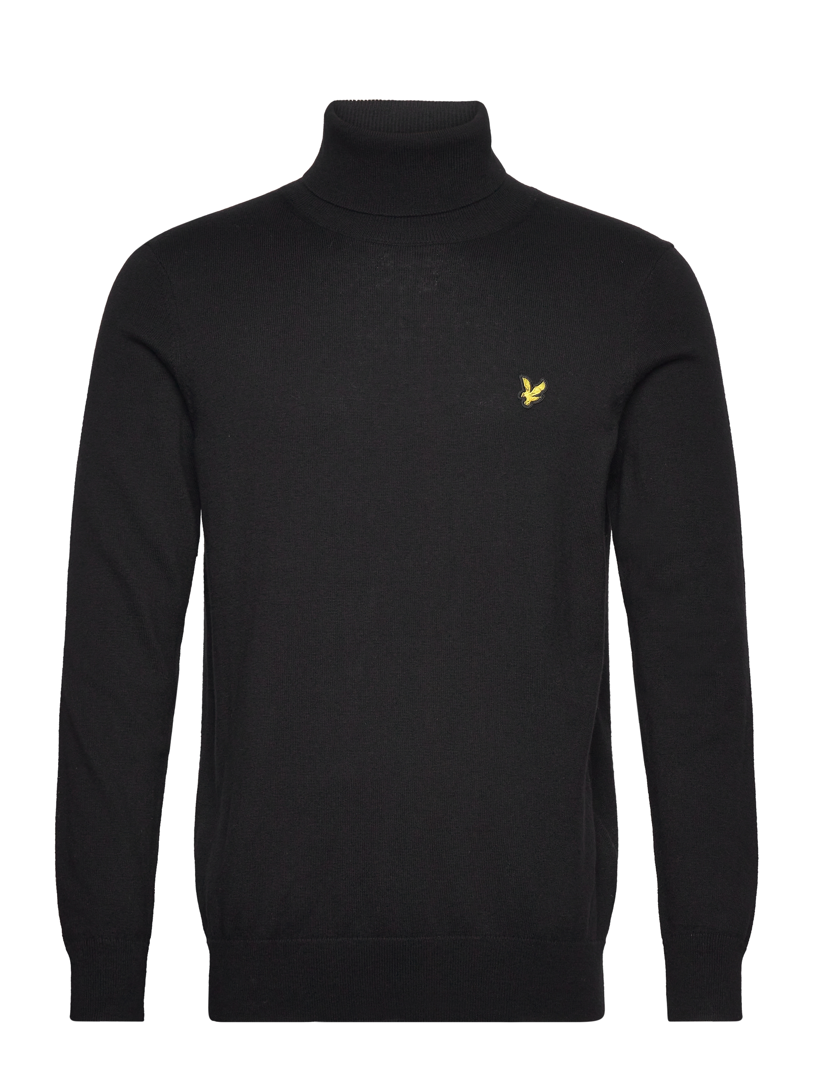 Lyle & Scott - Cotton Merino Turtleneck Jumper - rullekraver - jet black - 0