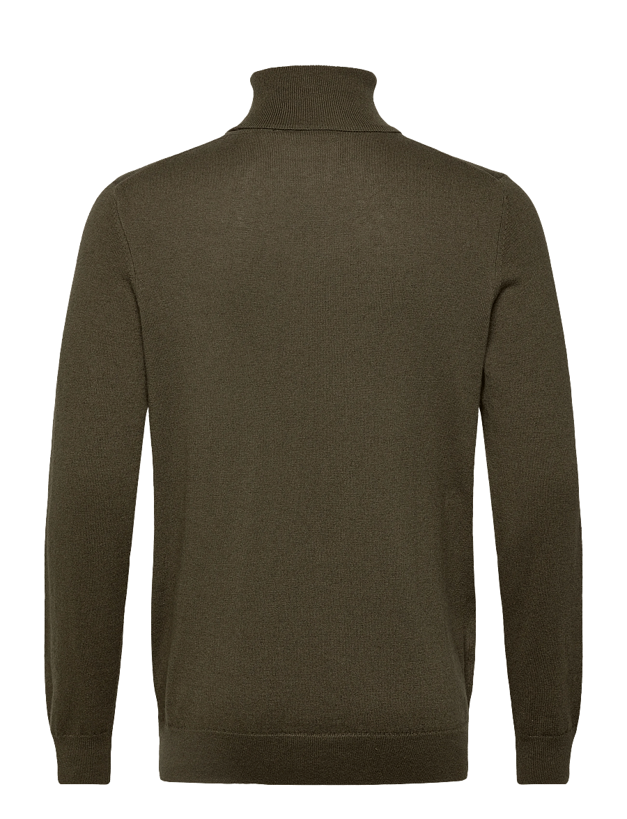 Lyle & Scott - Cotton Merino Turtleneck Jumper - polokrage - x848 deep depths - 2