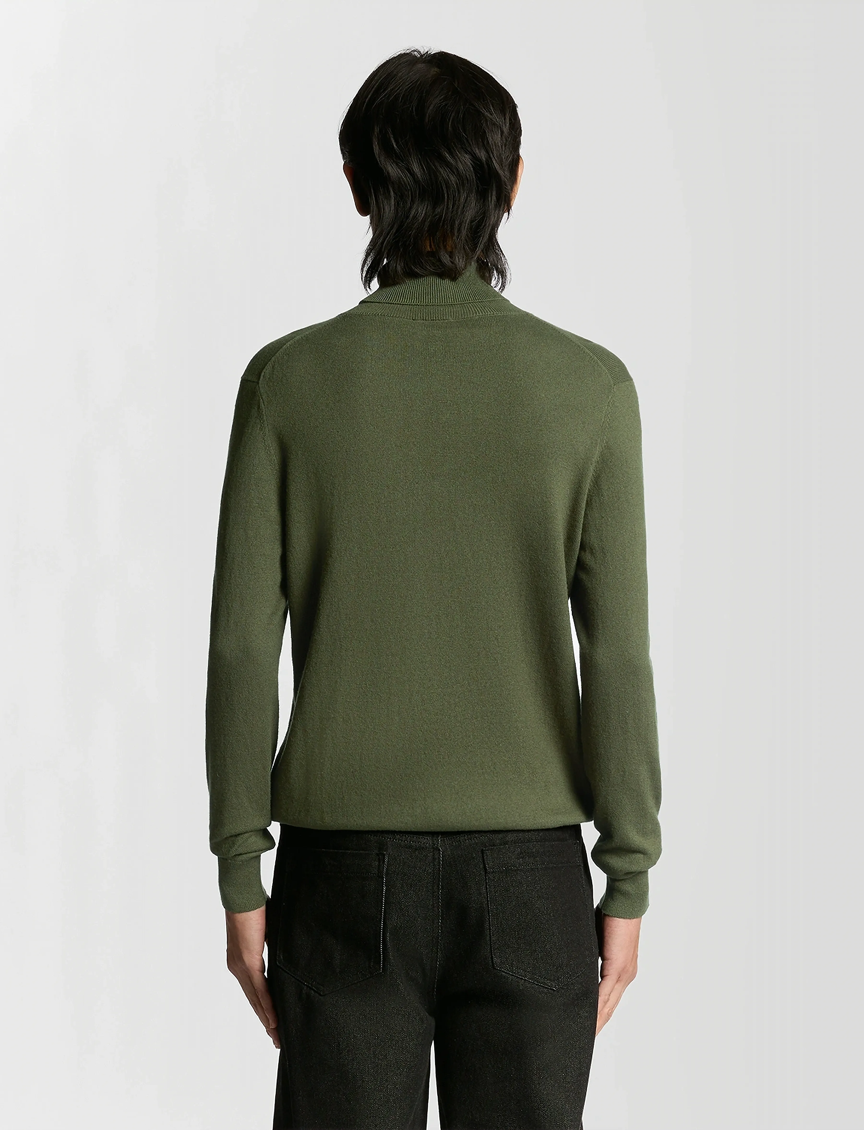 Lyle & Scott - Cotton Merino Turtleneck Jumper - turtlenecks - x848 deep depths - 3