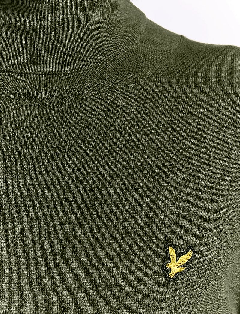 Lyle & Scott - Cotton Merino Turtleneck Jumper - rollkragen - x848 deep depths - 4