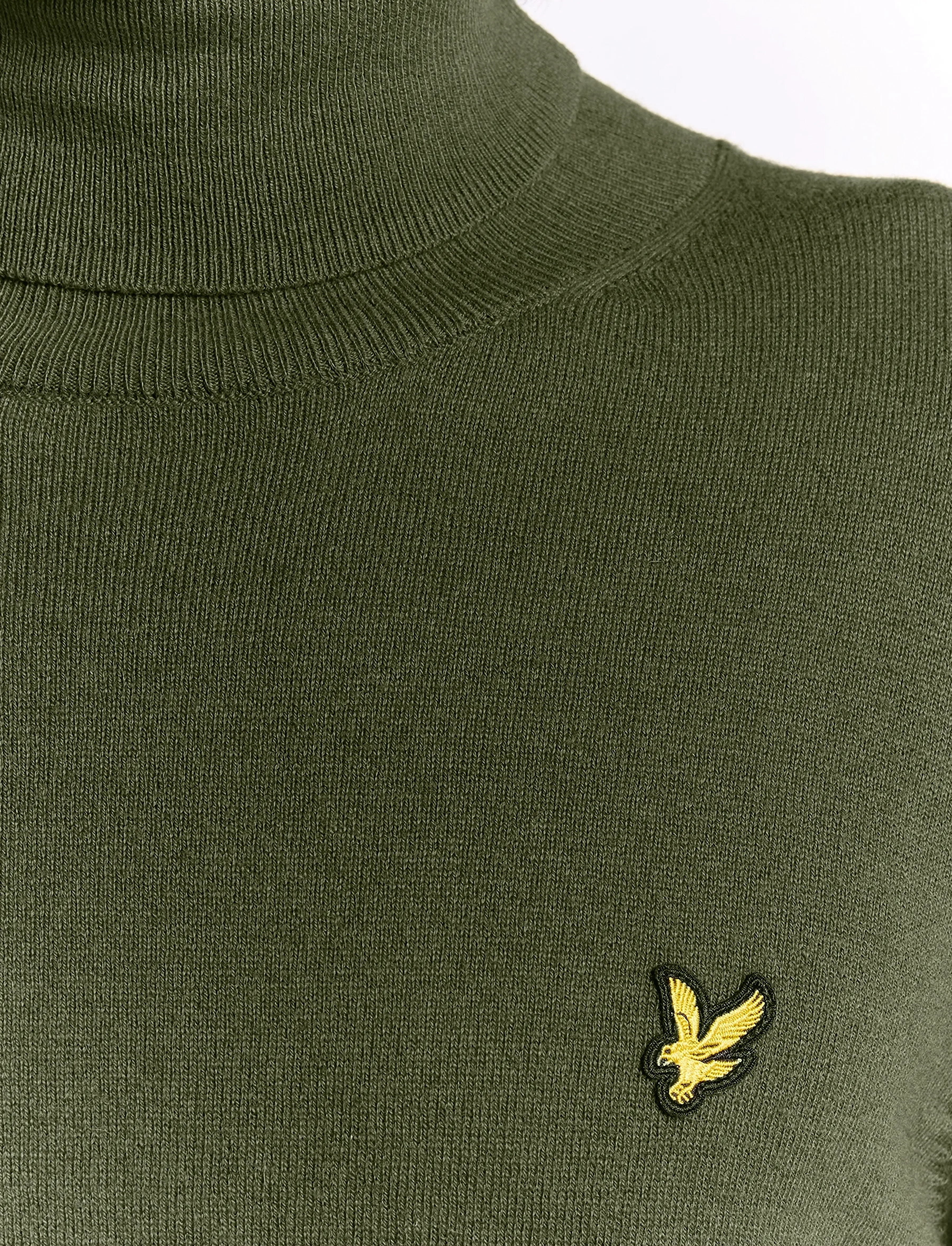 Lyle & Scott - Cotton Merino Turtleneck Jumper - turtlenecks - x848 deep depths - 4