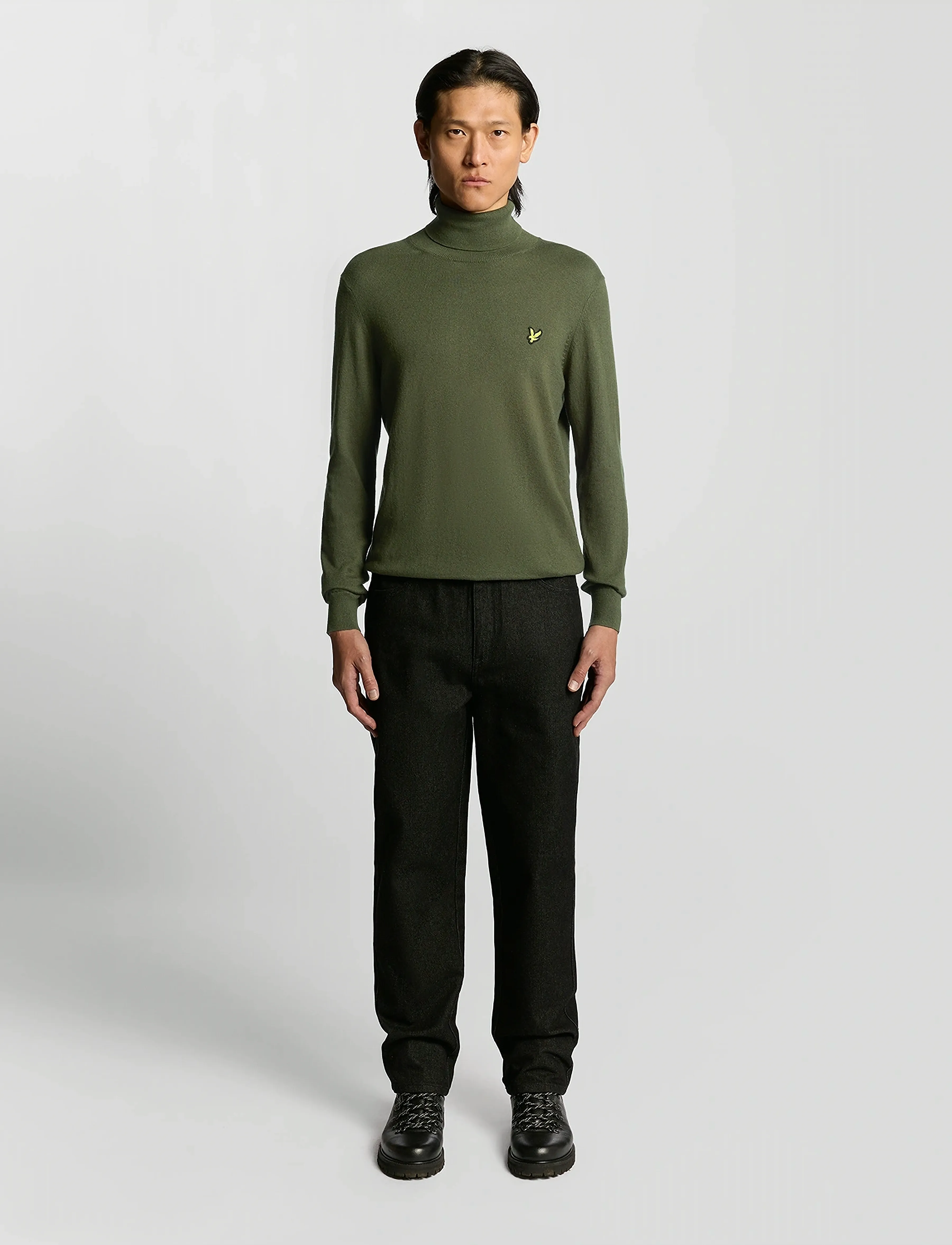 Lyle & Scott Cotton Merino Turtleneck Jumper polotröjor herr – bild 5