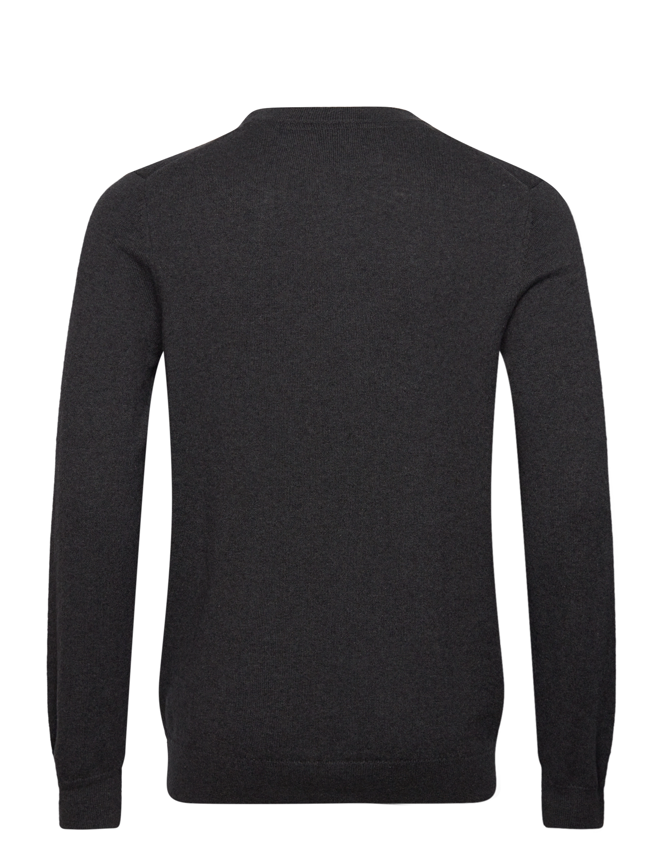 Lyle & Scott - Cotton Merino Crew Neck Jumper - pulls col rond - 398 charcoal marl - 2