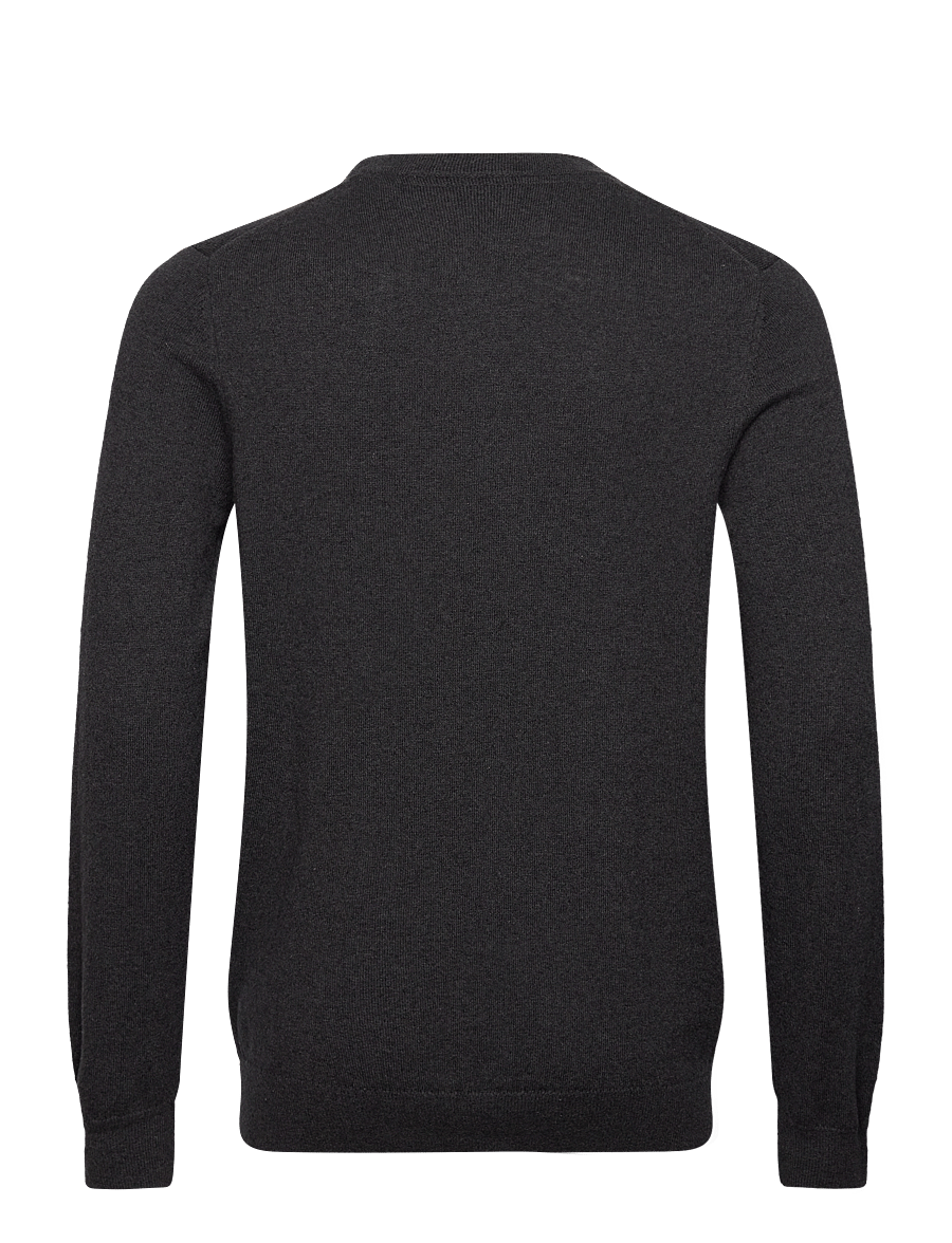 Lyle & Scott - Cotton Merino Crew Neck Jumper - pulls col rond - 398 charcoal marl - 2