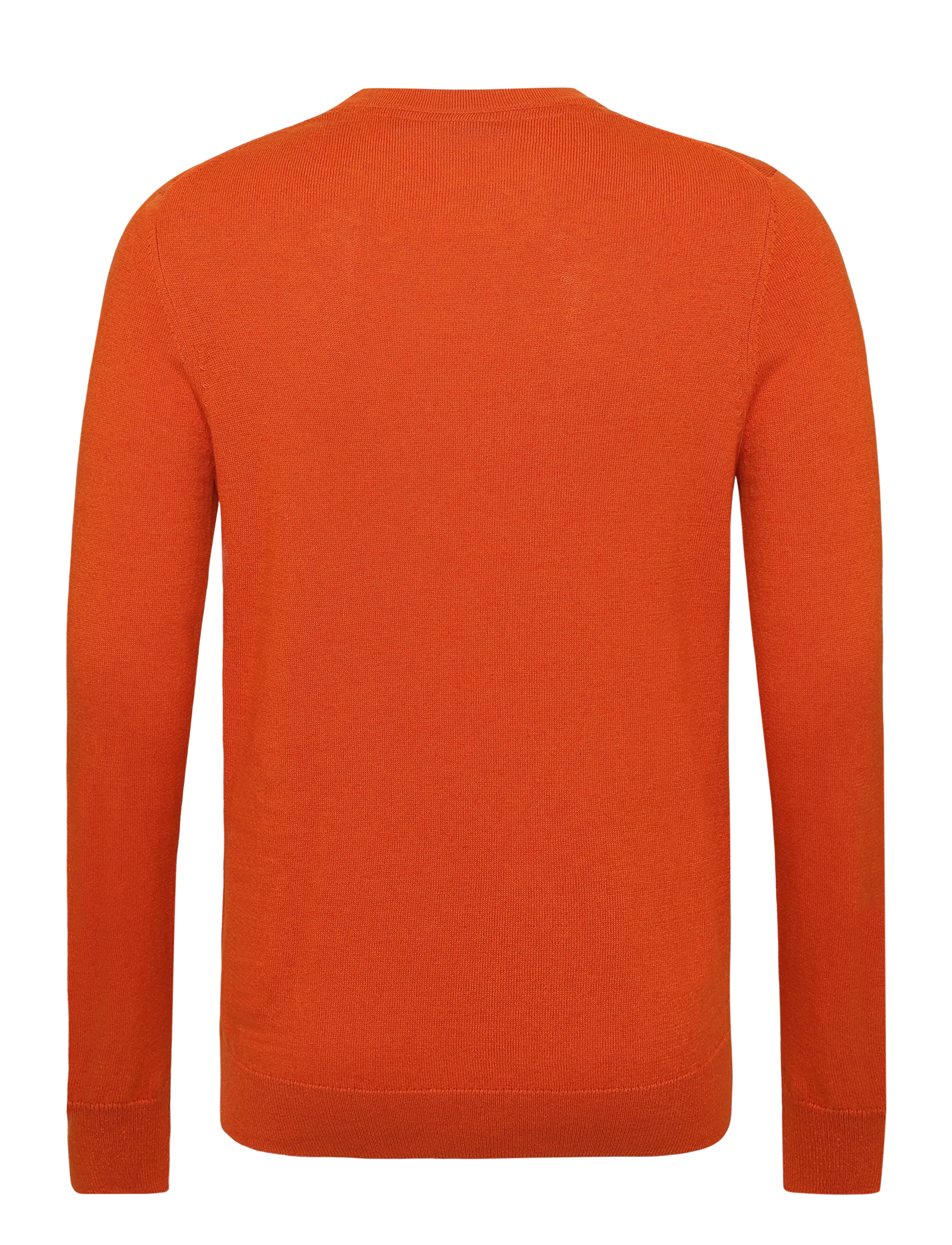 Lyle & Scott - Cotton Merino Crew Neck Jumper - rundhalsad - broad orange - 1