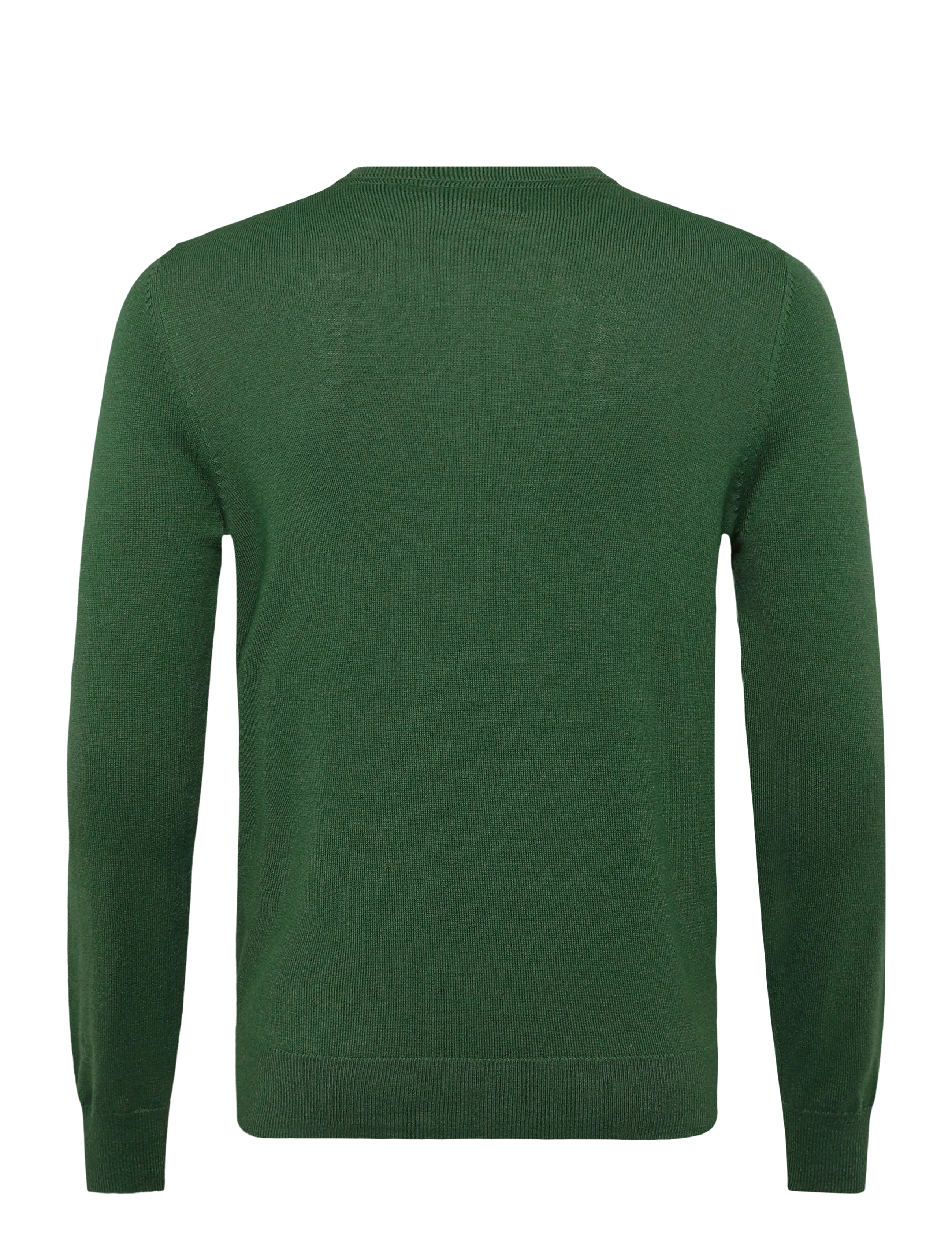 Lyle & Scott - Cotton Merino Crew Neck Jumper - round necks - clover green - 1