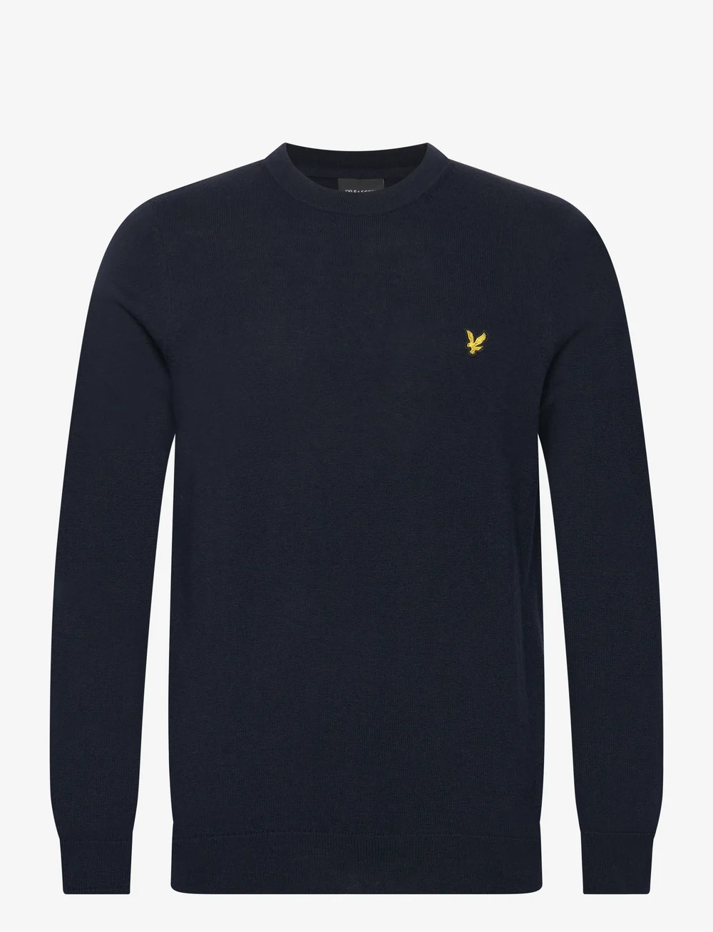 Lyle & Scott - Cotton Merino Crew Neck Jumper - pyöreäaukkoiset - dark navy - 1