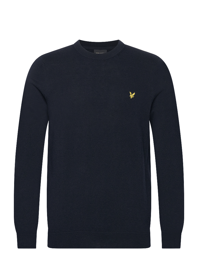 Lyle & Scott - Cotton Merino Crew Neck Jumper - rundhals - dark navy - 1