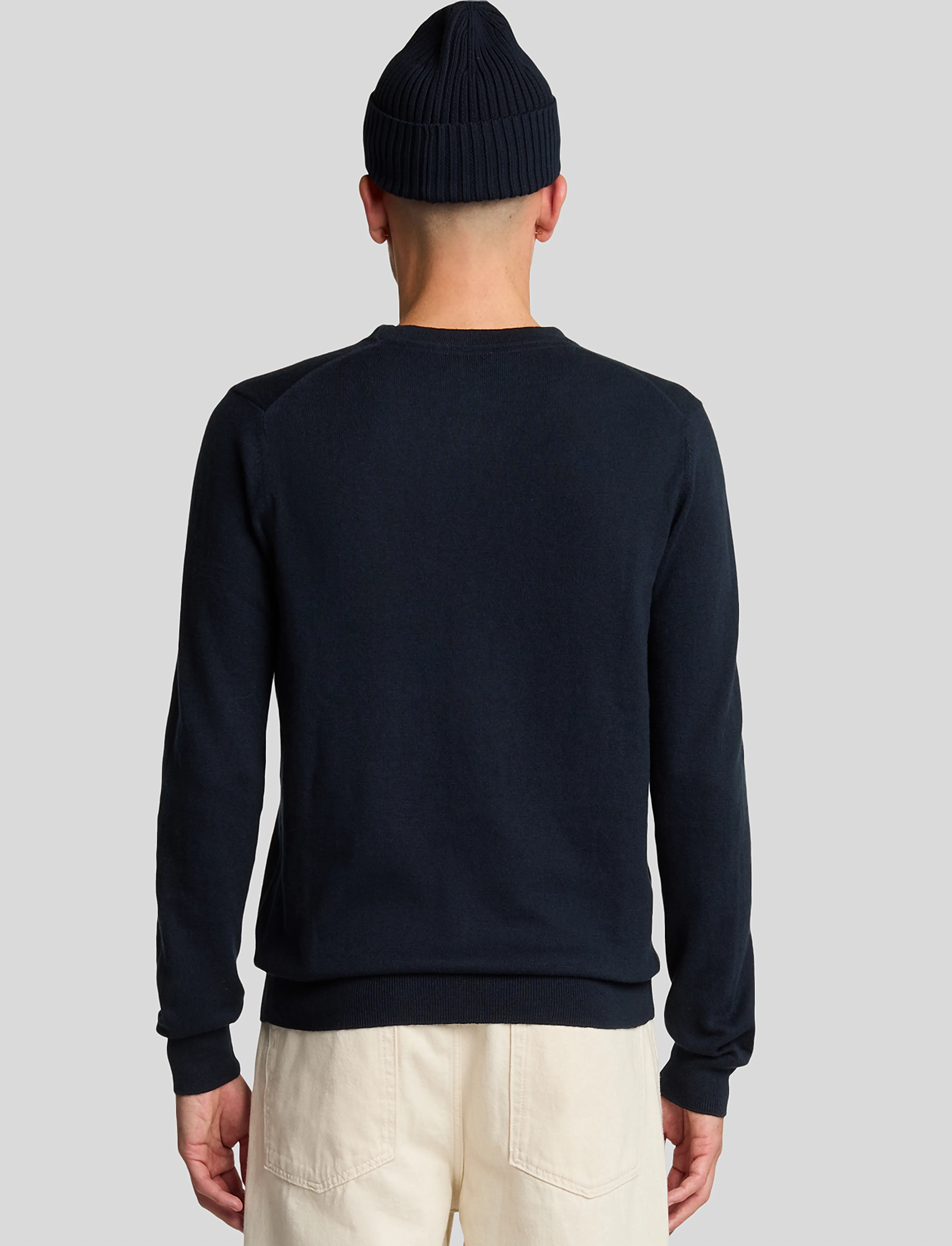 Lyle & Scott - Cotton Merino Crew Neck Jumper - rundhals - dark navy - 3