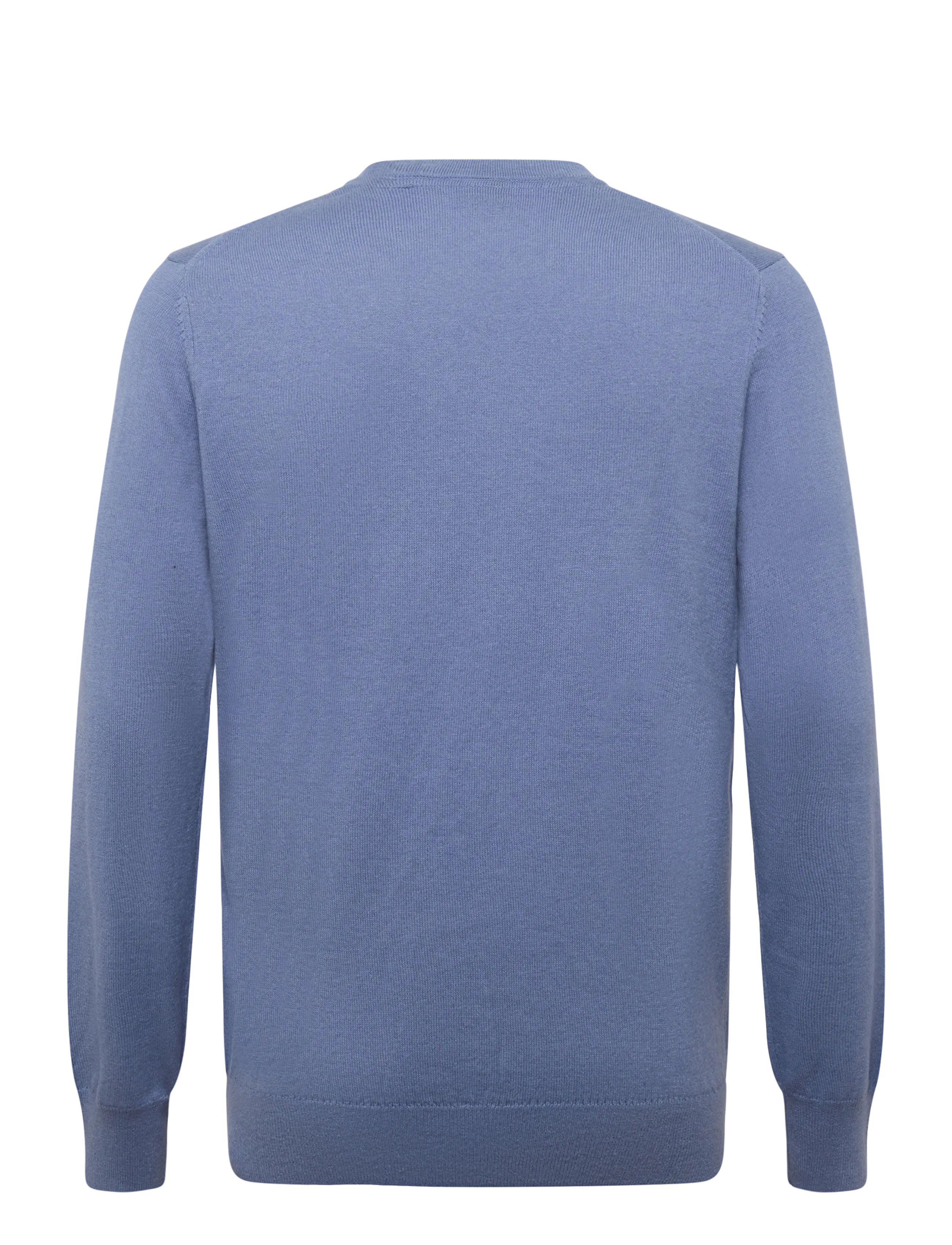 Lyle & Scott - Cotton Merino Crew Neck Jumper - rund hals - power blue - 1