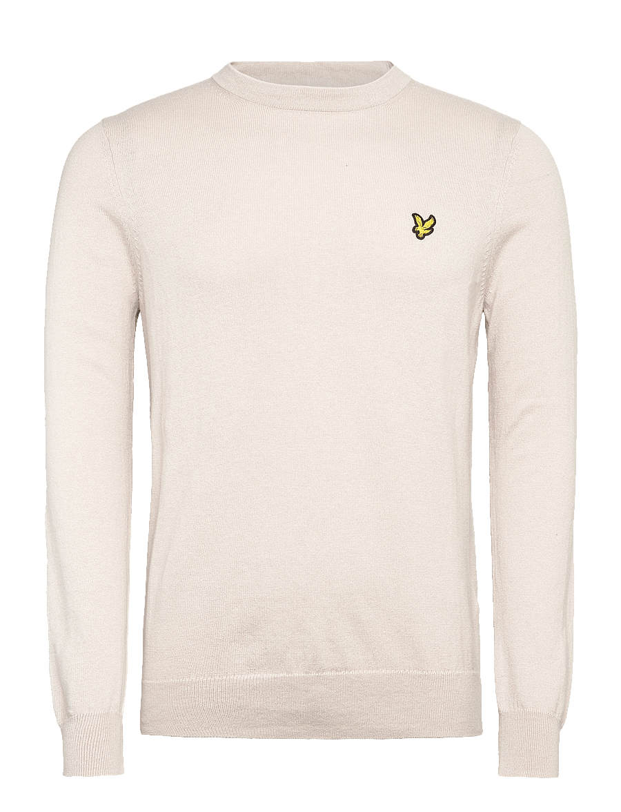 Lyle & Scott - Cotton Merino Crew Neck Jumper - Ümmarguse kaelusega kudumid - w870 cove - 1