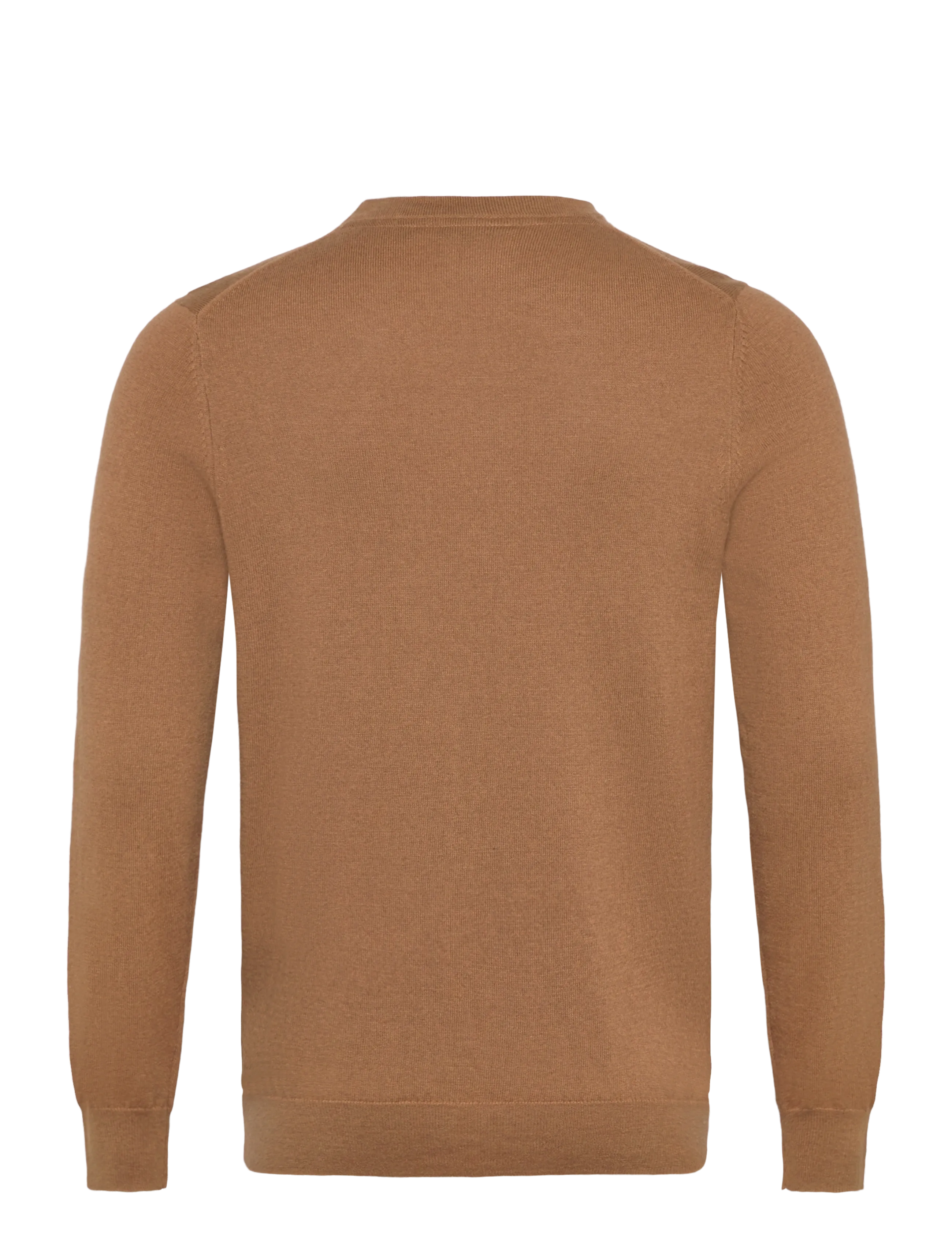Lyle & Scott - Cotton Merino Crew Neck Jumper - rund hals - x851 tigers eye - 1