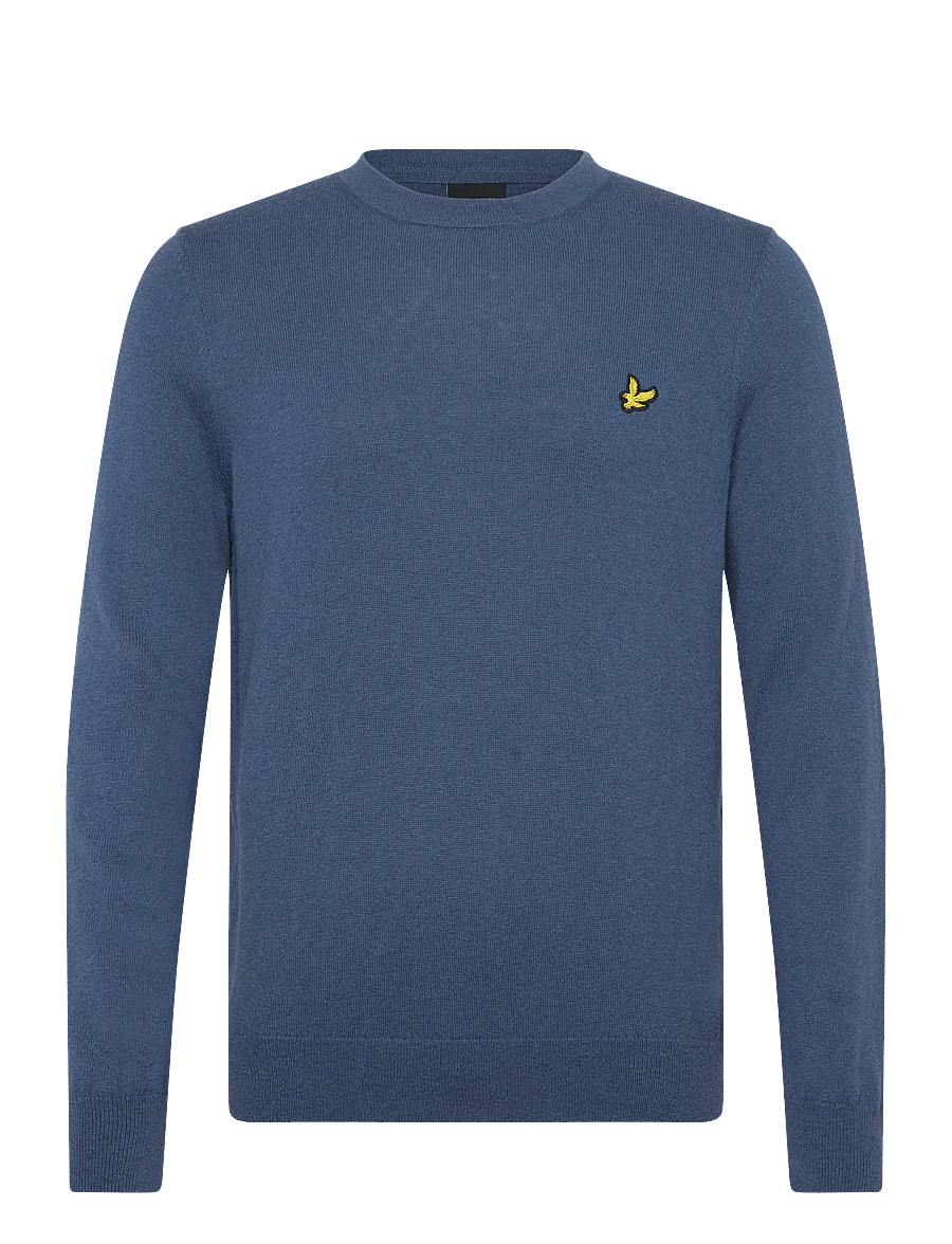 Lyle & Scott - Cotton Merino Crew Neck Jumper - rundhals - x862 deep water - 1