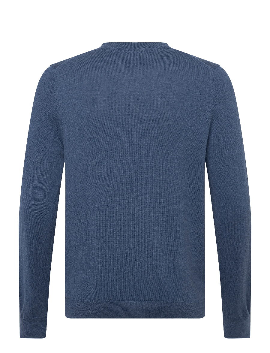 Lyle & Scott - Cotton Merino Crew Neck Jumper - rundhals - x862 deep water - 2