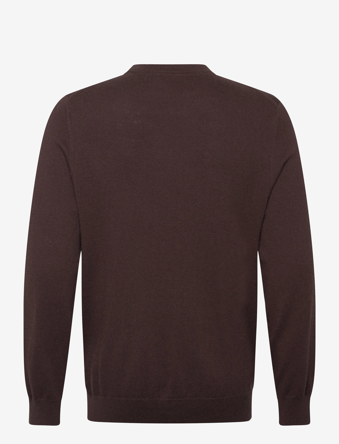 Lyle & Scott - Cotton Merino Crew Neck Jumper - rund hals - x863 espresso - 2