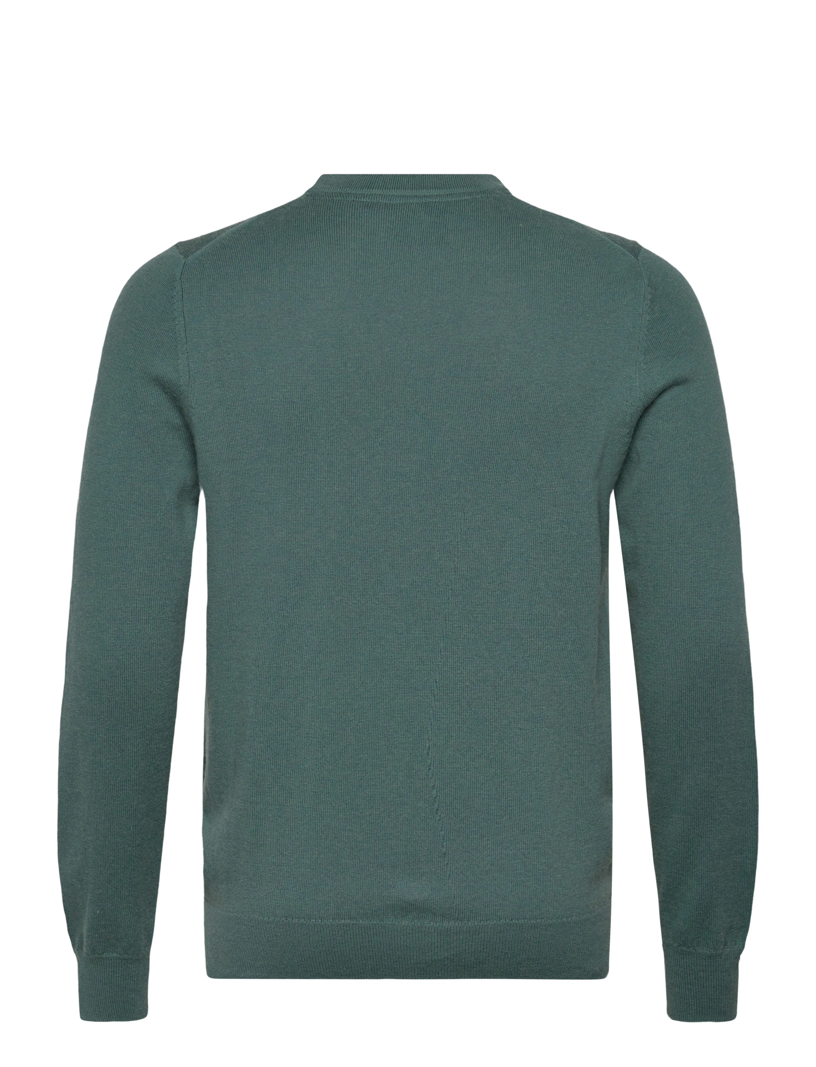 Lyle & Scott - Cotton Merino Crew Neck Jumper - trøjer - x870 agave green - 2