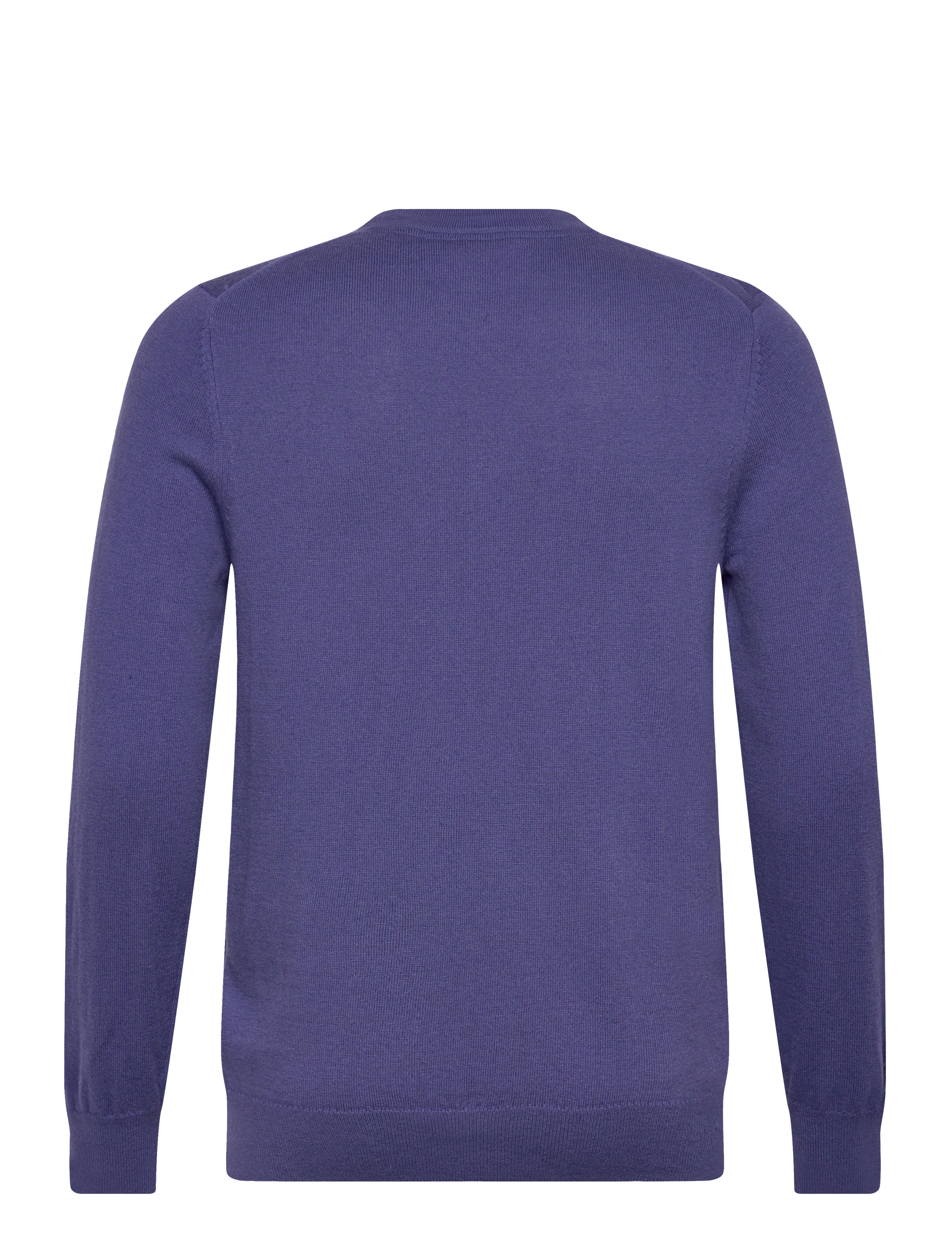Lyle & Scott - Cotton Merino Crew Neck Jumper - rund hals - x876 twilight - 2