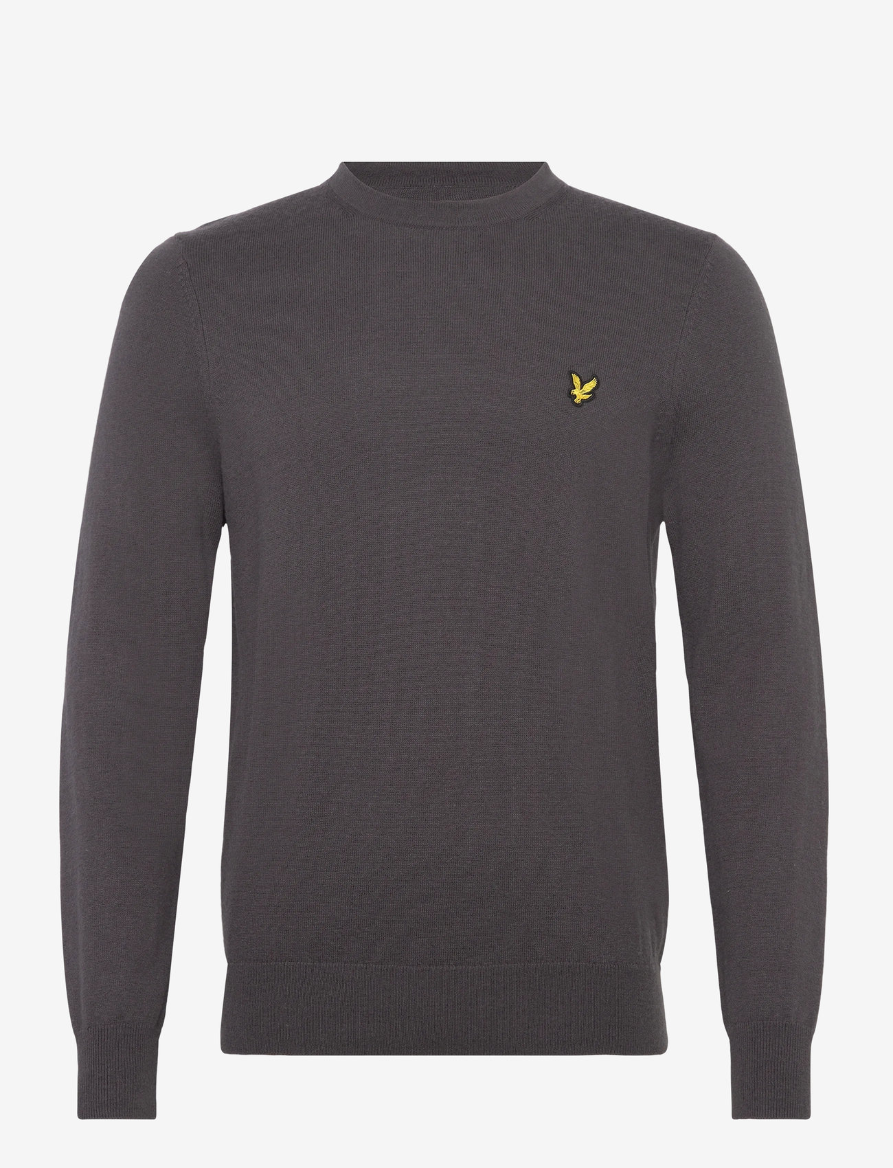 Lyle & Scott - Cotton Merino Crew Neck Jumper - Ümmarguse kaelusega kudumid - x878 shadow - 1