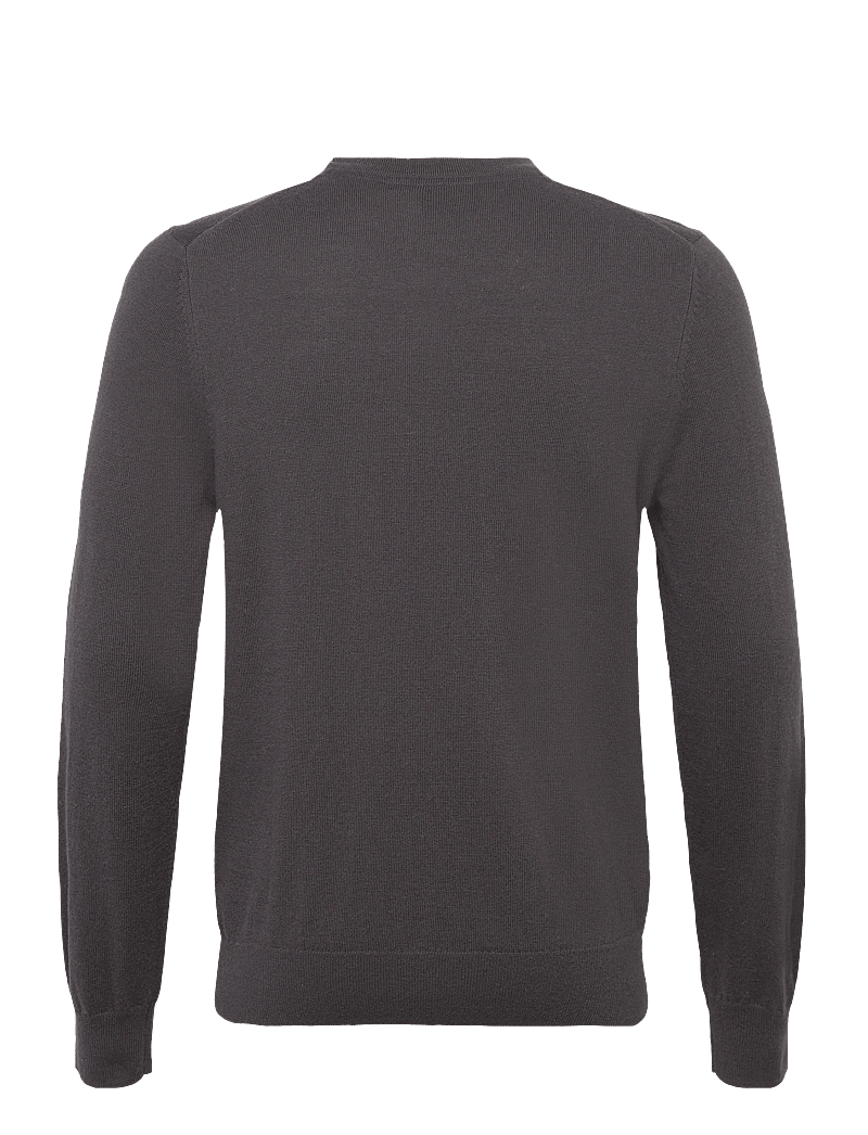Lyle & Scott - Cotton Merino Crew Neck Jumper - Ümmarguse kaelusega kudumid - x878 shadow - 2