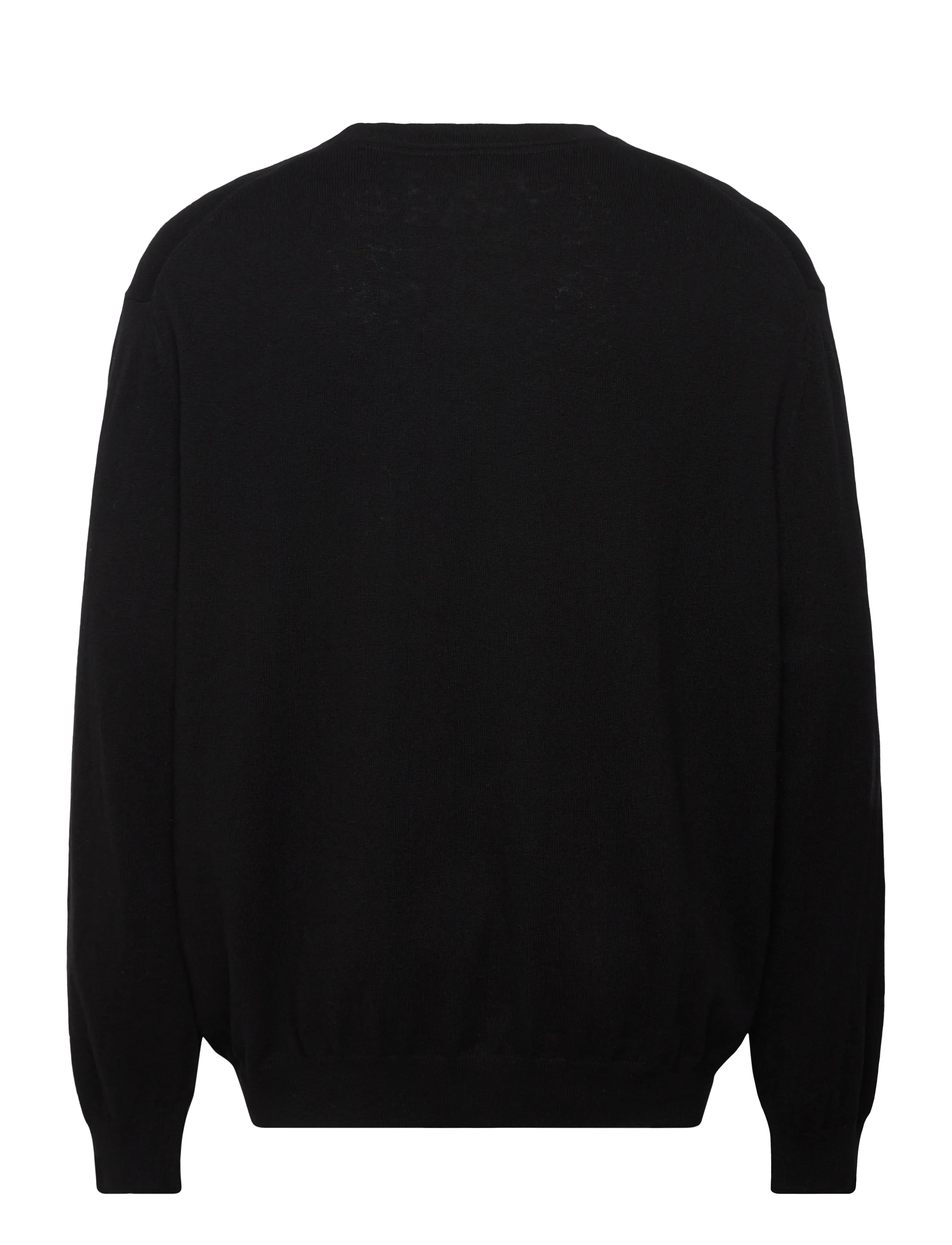 Lyle & Scott - Cotton Merino Crew Neck Jumper - z865 jet black - 2