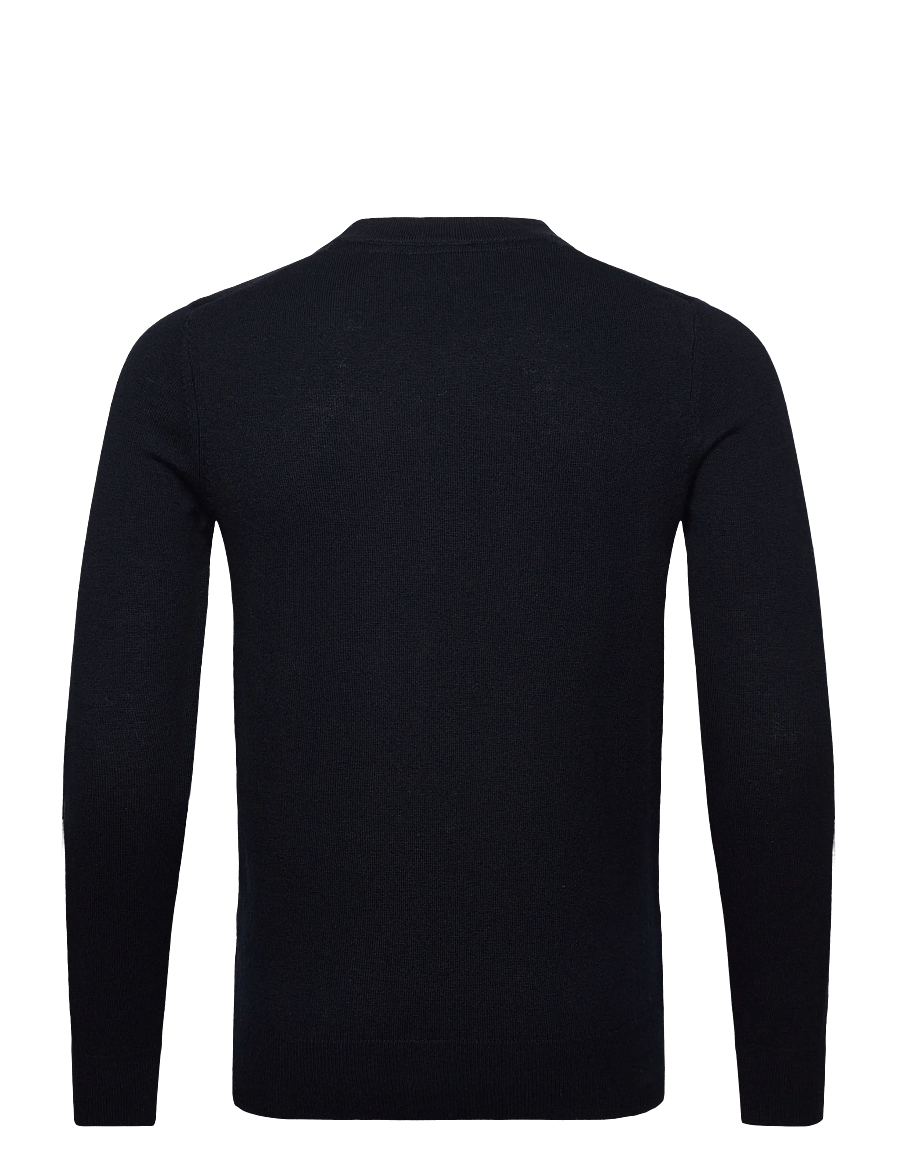 Lyle & Scott - Cotton Merino V Neck Jumper - v-hals - dark navy - 2