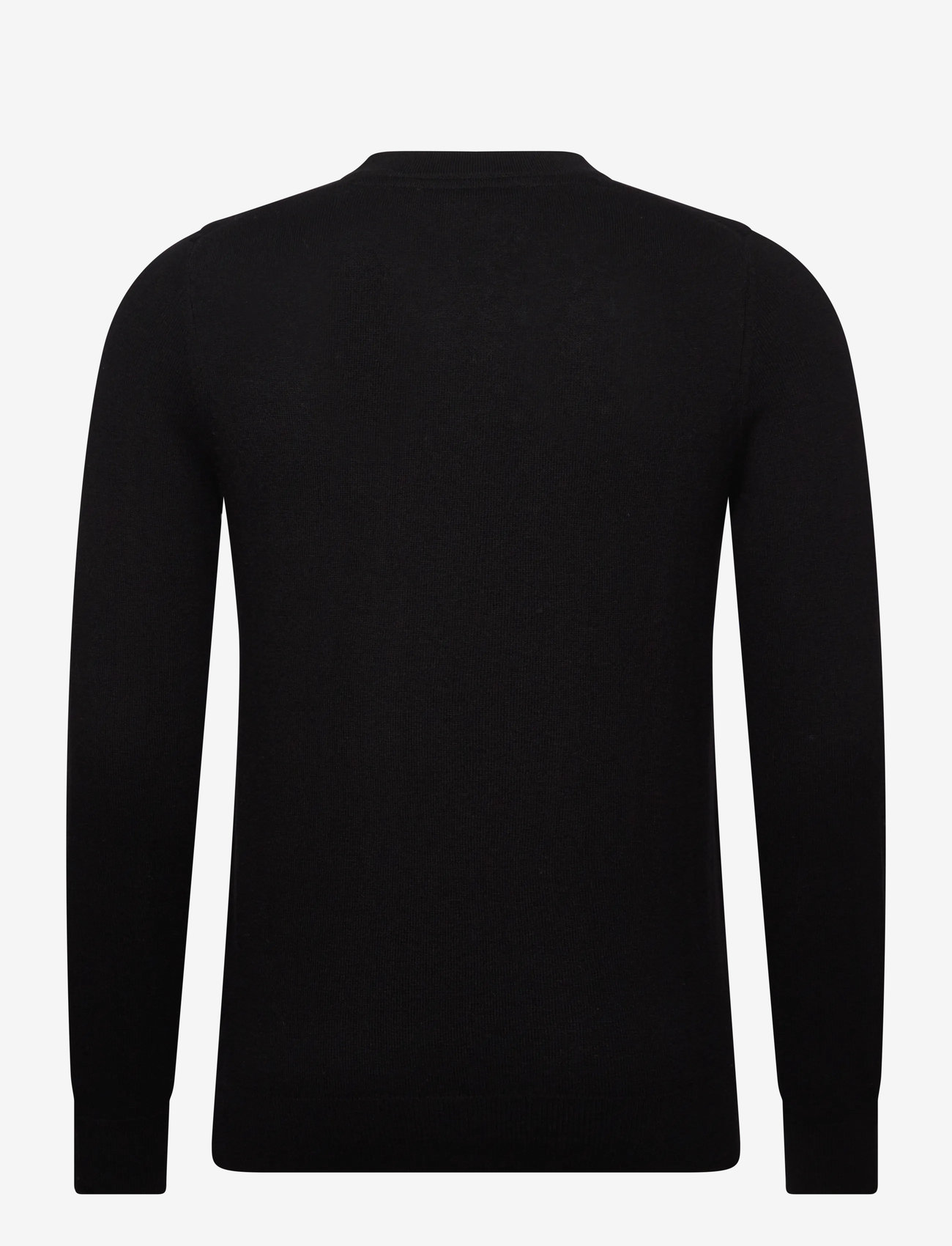 Lyle & Scott - Cotton Merino V Neck Jumper - v-ringat - jet black - 2