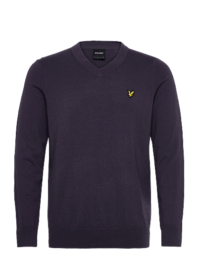 Cotton Merino V Neck Jumper - V-Hals