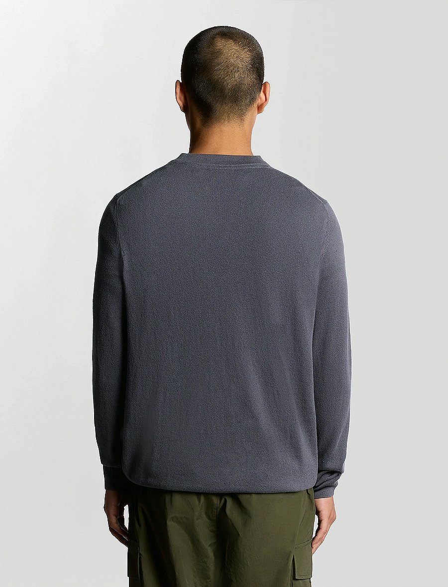 Lyle & Scott - Cotton Merino V Neck Jumper - v-hals - x854 graystone - 3