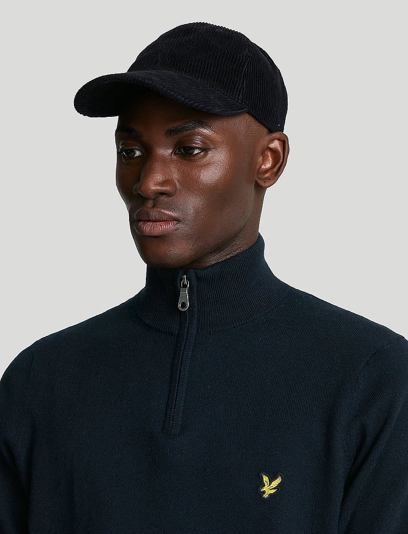 Lyle & Scott - Cotton Merino Quarter Zip Jumper - džemperiai su trumpu užtrauktuku - dark navy - 5
