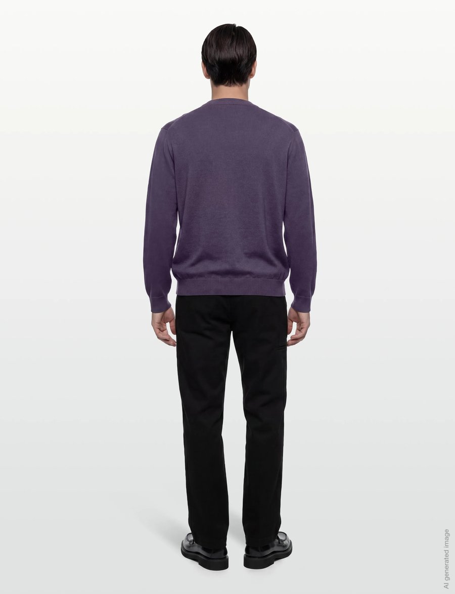 Lyle & Scott - Cotton Merino Quarter Zip Jumper - pullover mit halbem reißverschluss - x854 graystone - 4