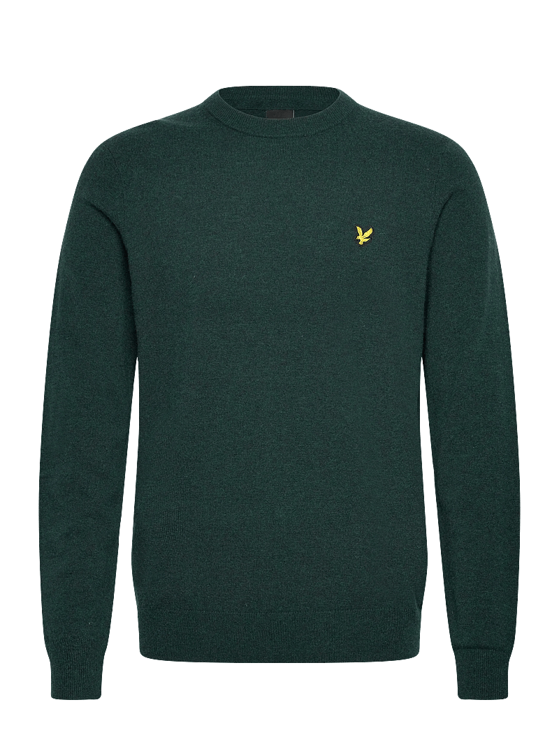 Lyle & Scott - Lambswool Blend Crew Neck Jumper - rundhals - x321 argyle teal marl - 1