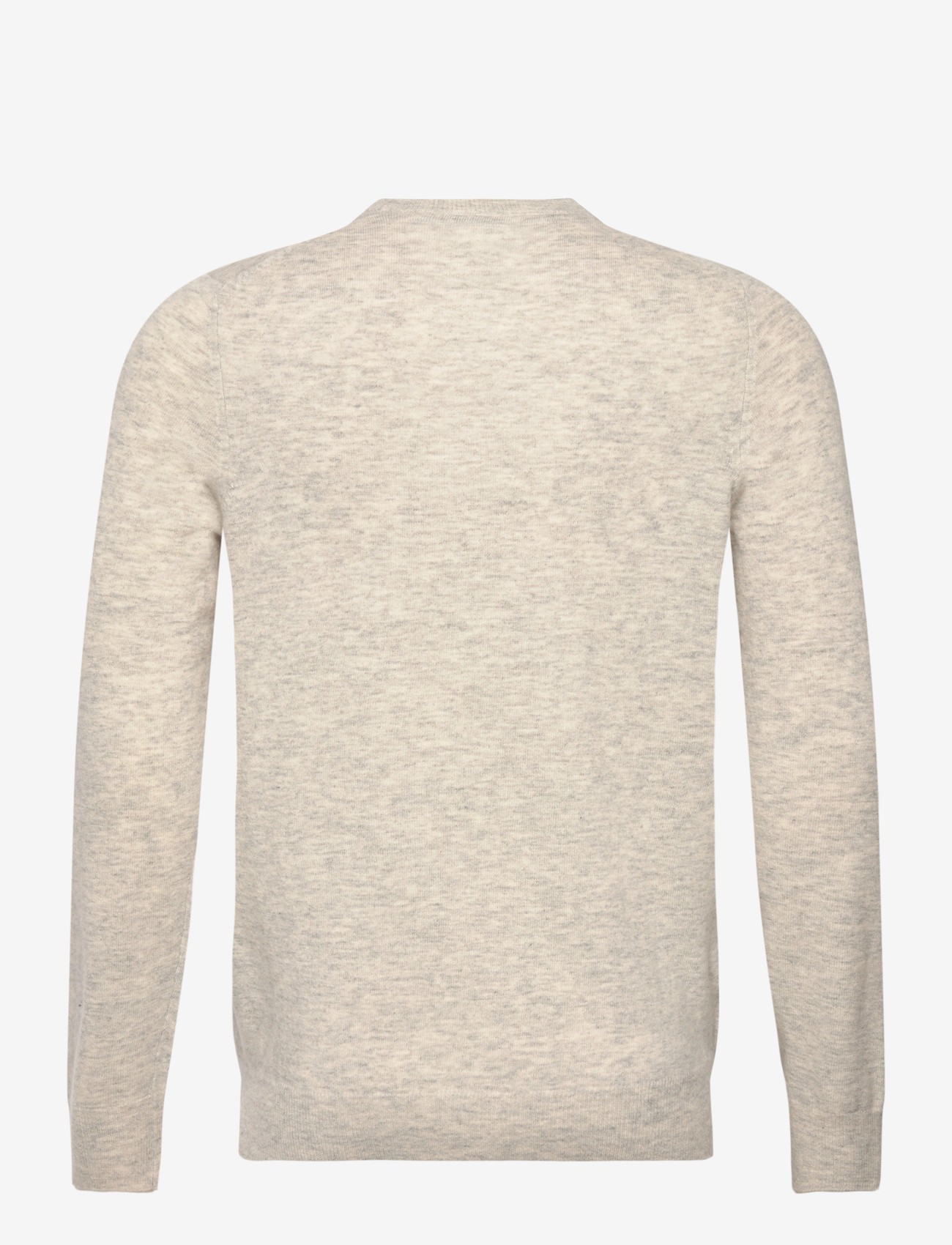 Lyle & Scott - Lambswool Blend Crew Neck Jumper - rund hals - d24 light grey marl - 1