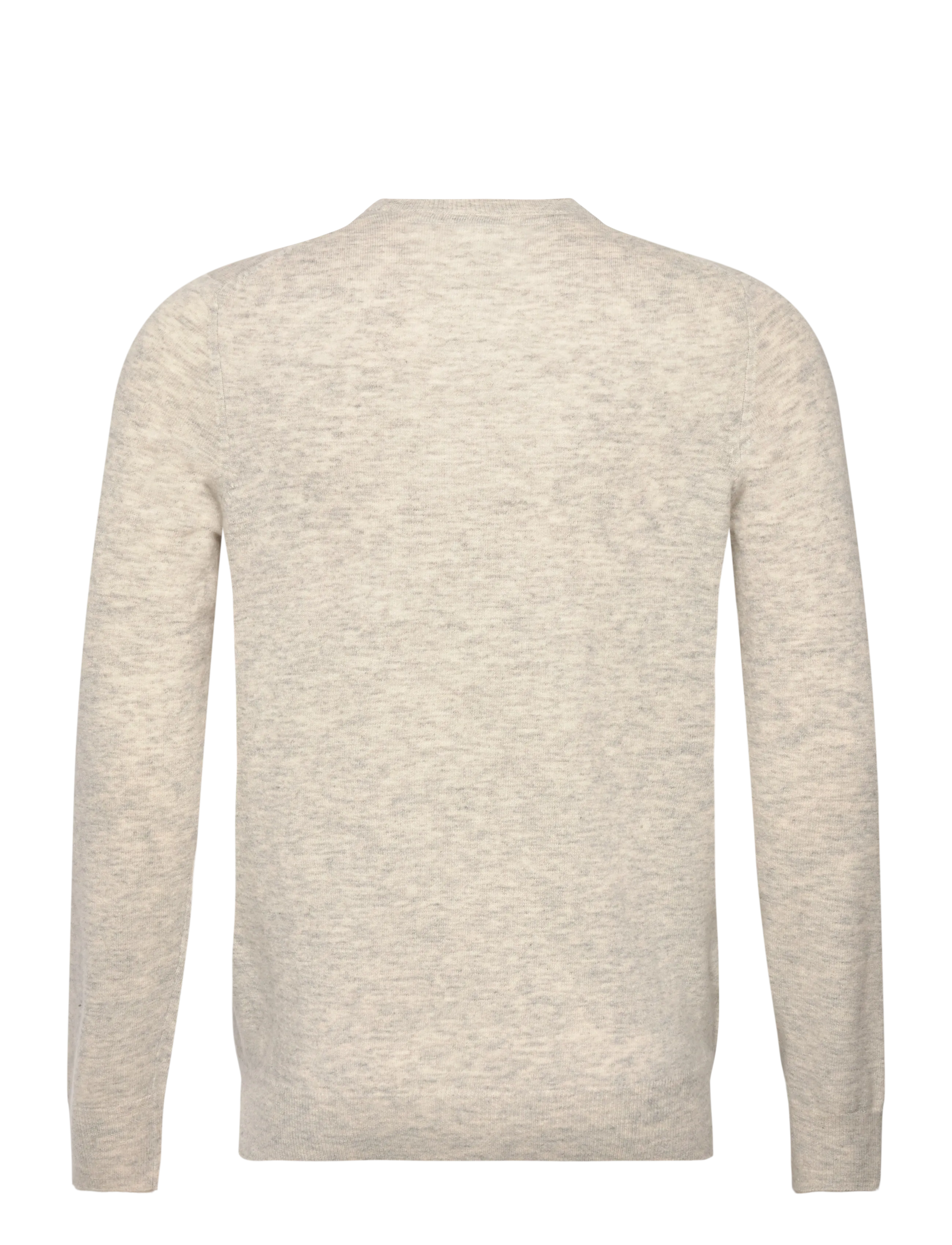 Lyle & Scott - Lambswool Blend Crew Neck Jumper - trøjer - d24 light grey marl - 1
