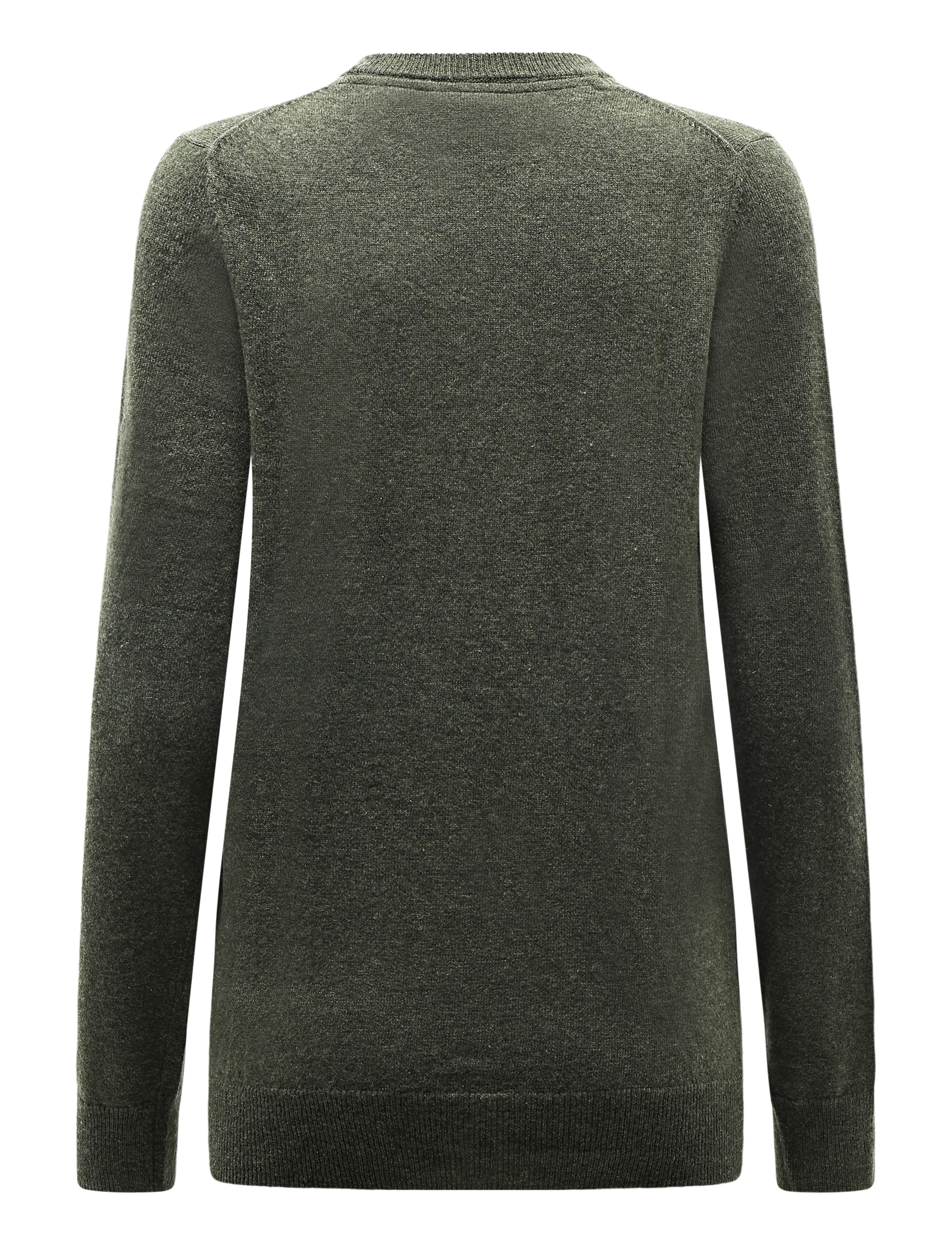 Lyle & Scott - Lambswool Blend Crew Neck Jumper - round necks - deep depths marl - 2