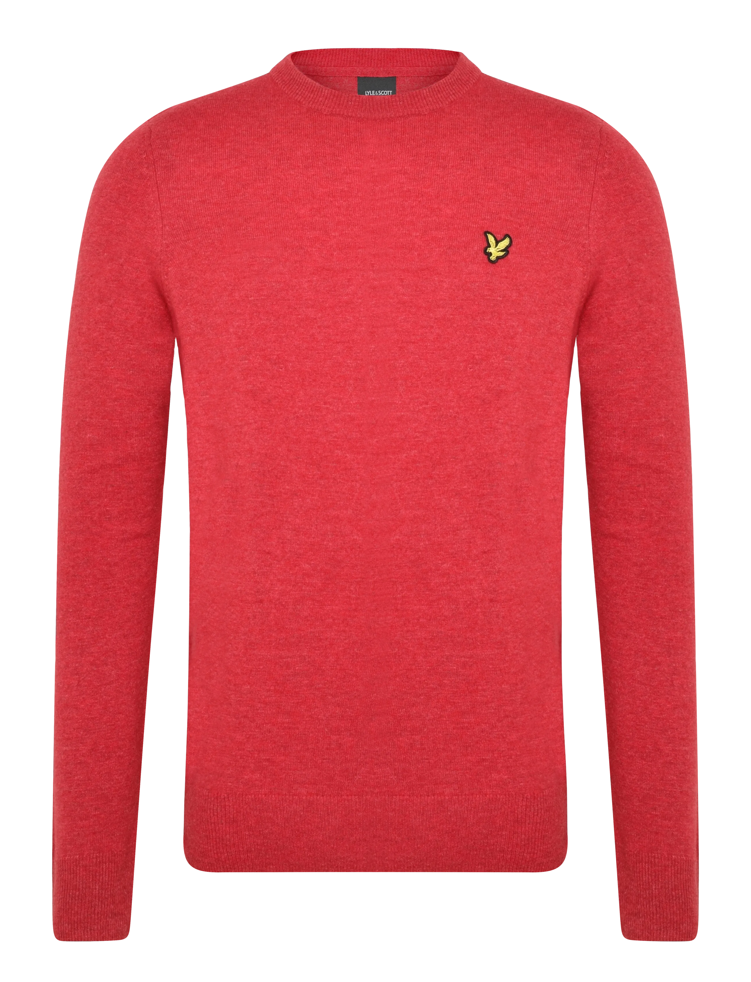 Lyle & Scott Lambswool Blend Crew Neck Jumper - Rundhals - GARNET MARL / burgundy