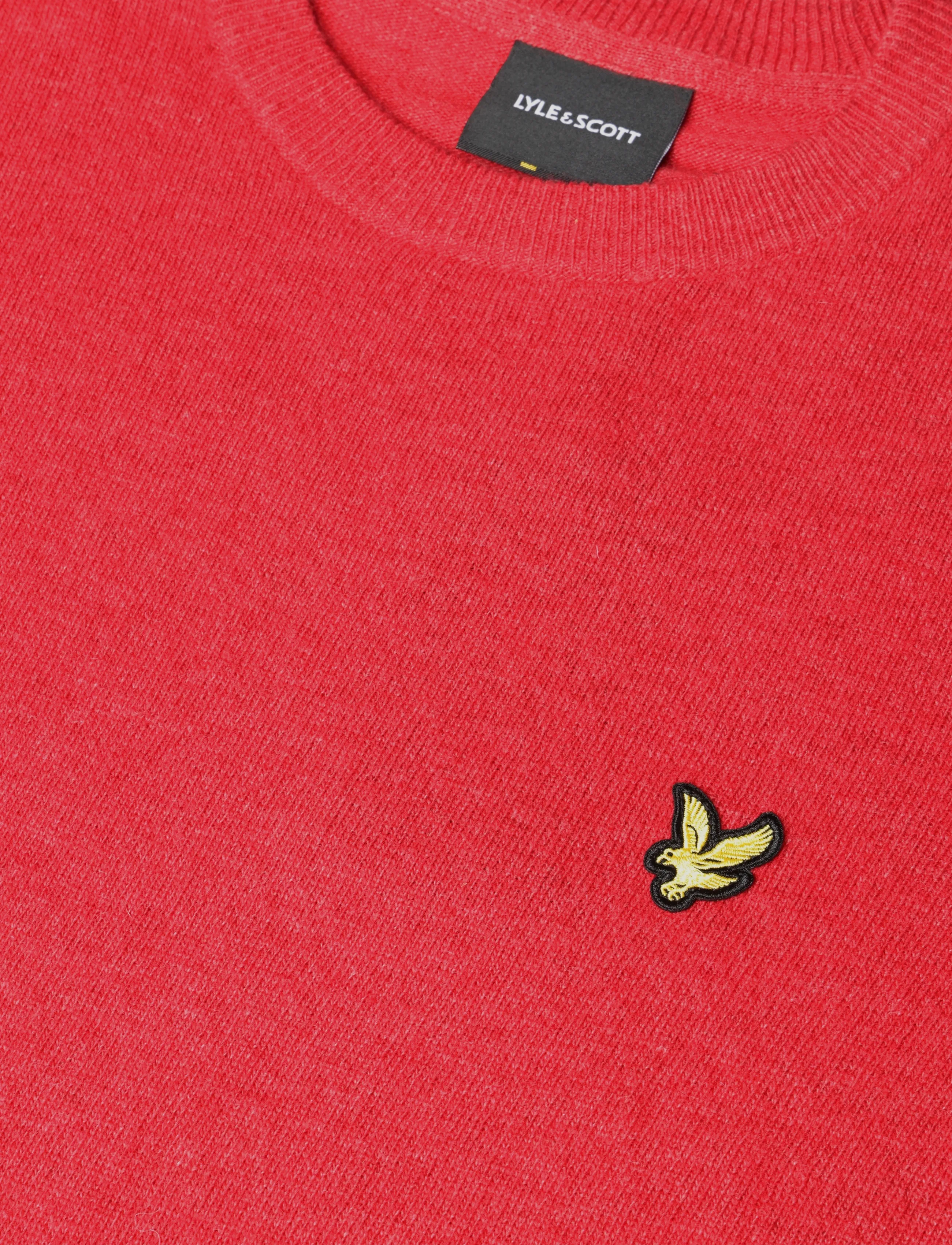Lyle & Scott - Lambswool Blend Crew Neck Jumper - rundhals - garnet marl - 2