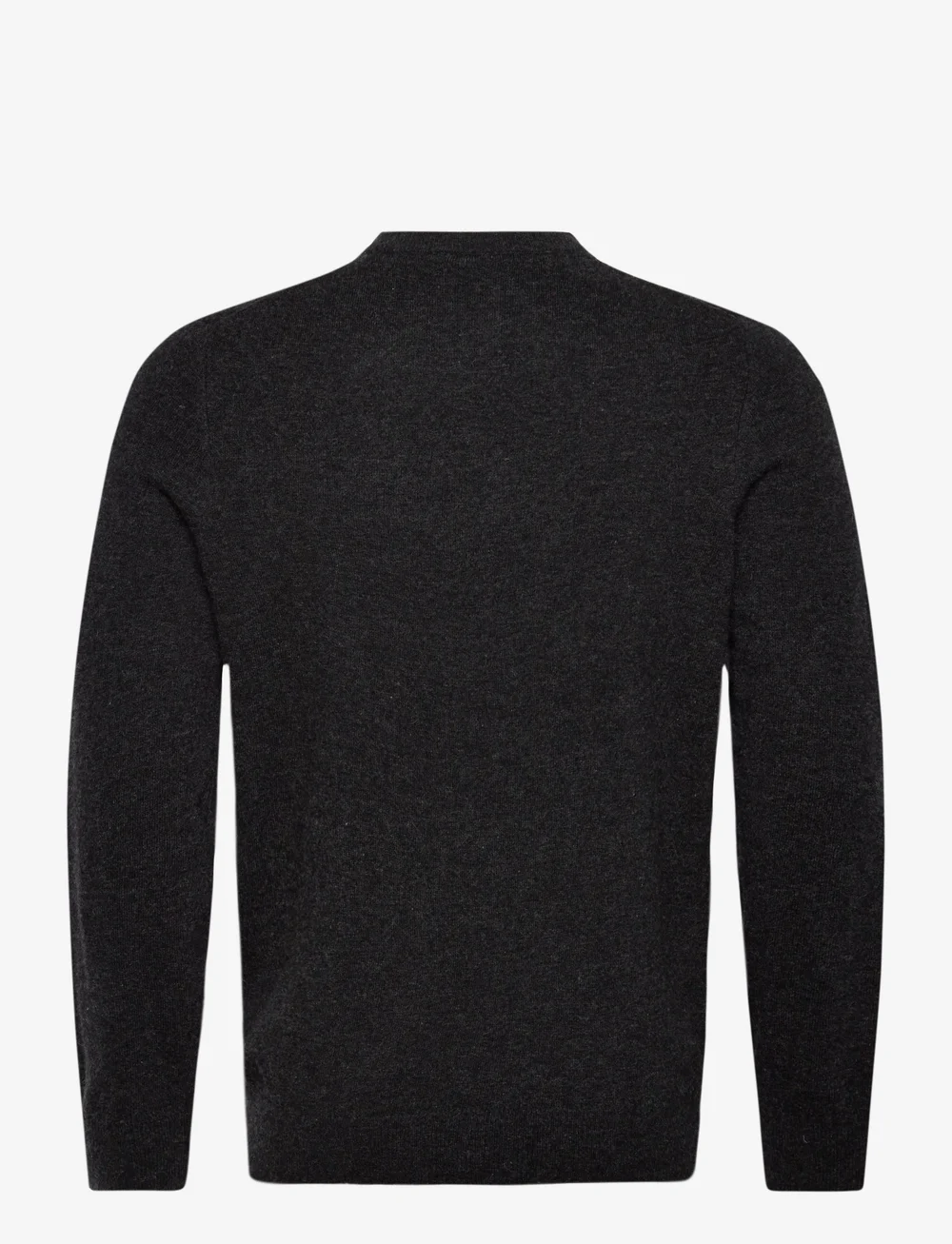 Lyle & Scott - Lambswool Blend Crew Neck Jumper - rund hals - w155 jet black marl - 1