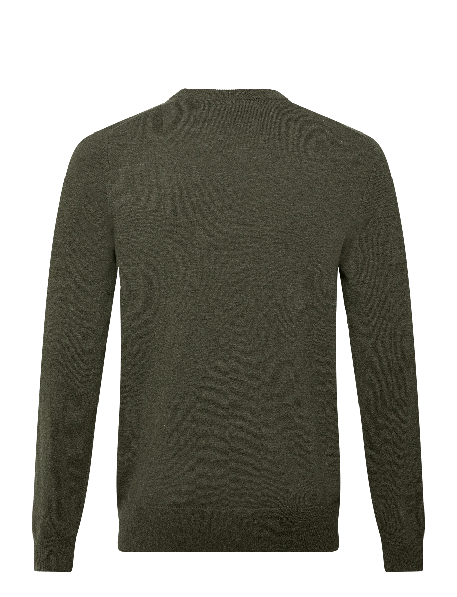 Lyle & Scott - Lambswool Blend Crew Neck Jumper - rund hals - x937 deep depths marl - 2