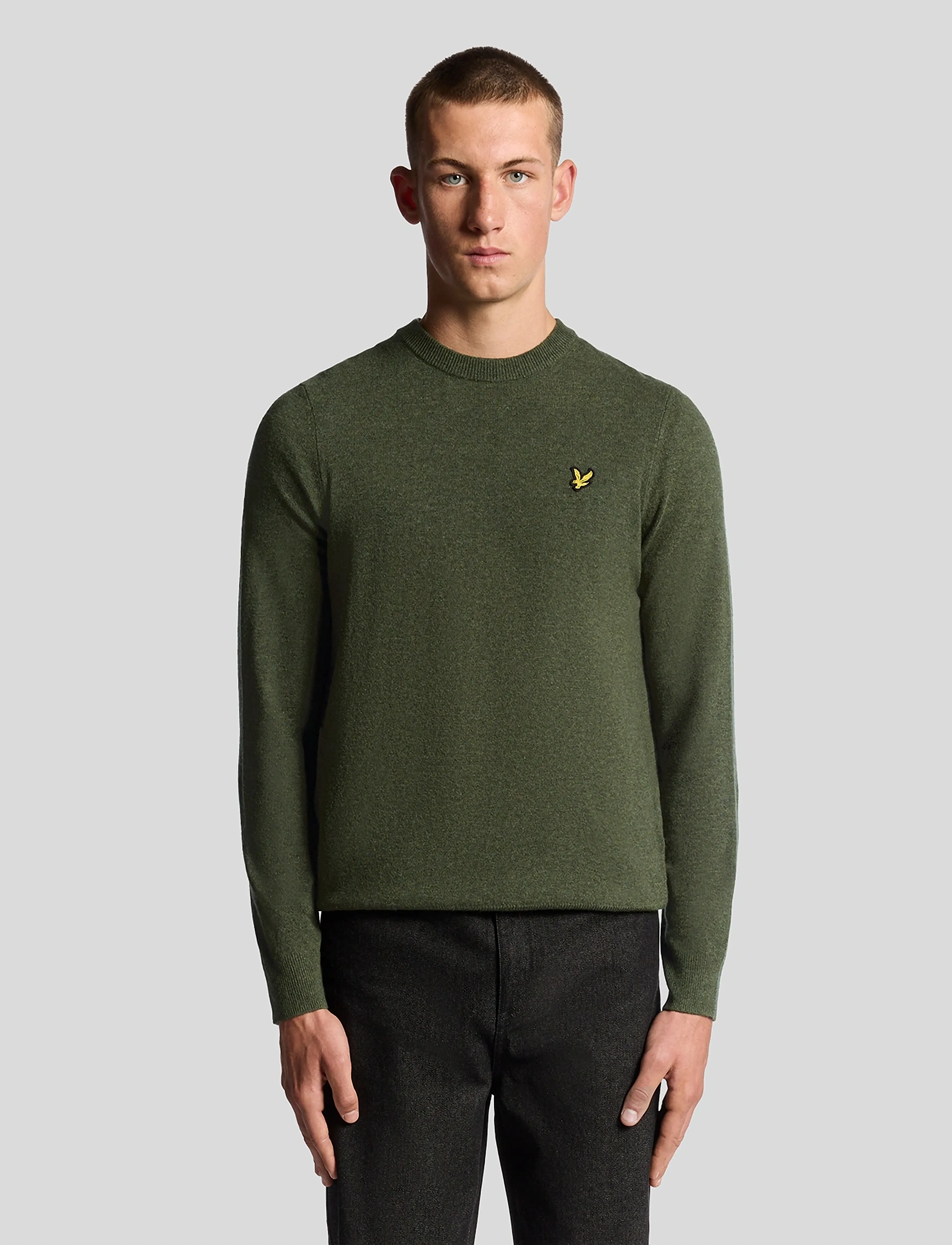 Lambswool Blend Crew Neck Jumper