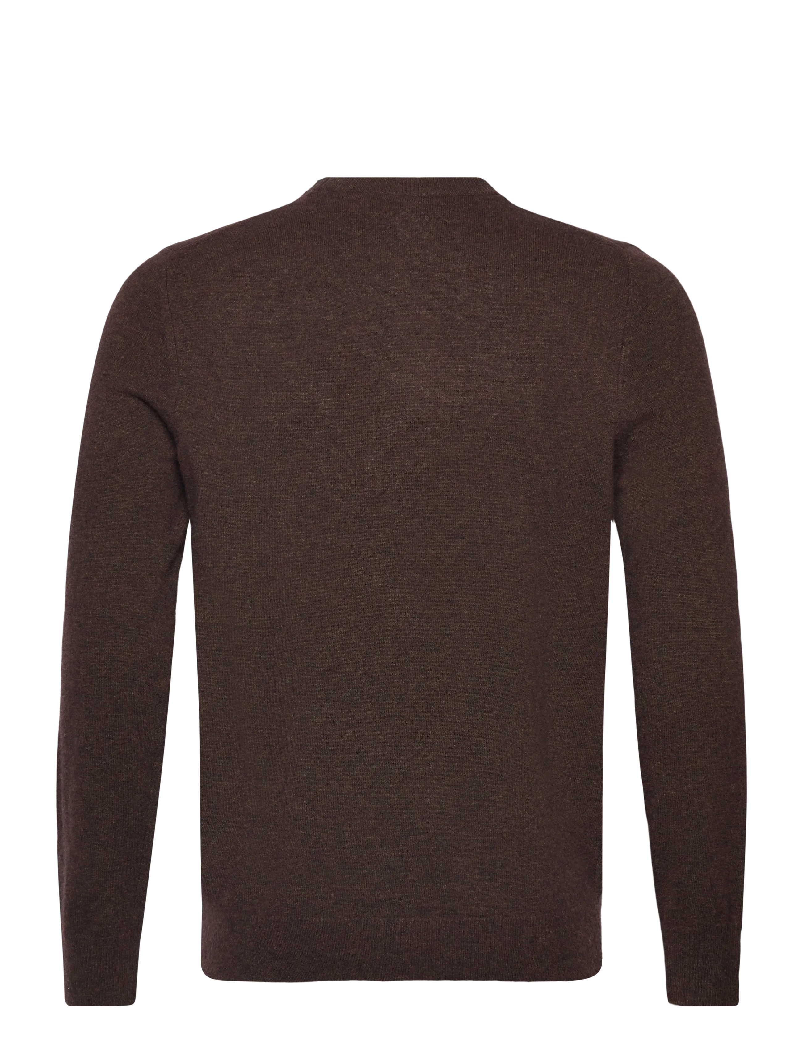 Lyle & Scott - Lambswool Blend Crew Neck Jumper - Ümmarguse kaelusega kudumid - y059 bottle brown marl - 2