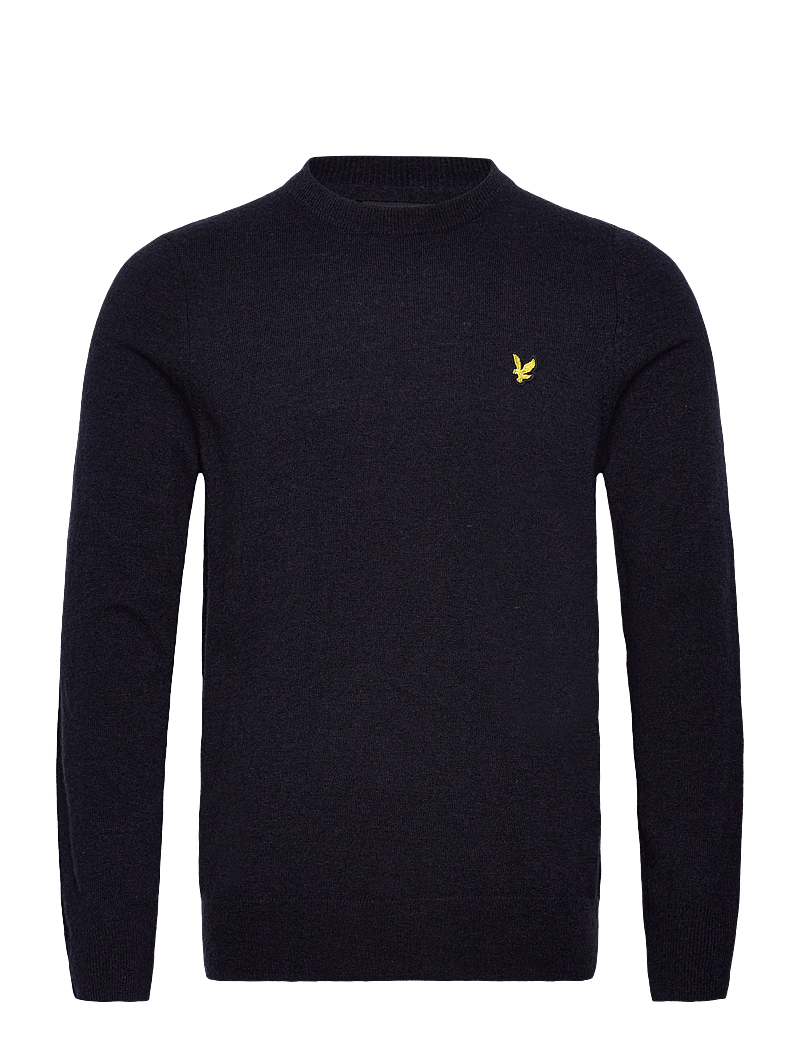 Lyle & Scott - Lambswool Blend Crew Neck Jumper - Ümmarguse kaelusega kudumid - z56 dark navy marl - 0