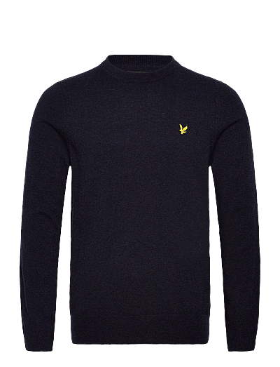 Lambswool Blend Crew Neck Jumper - Rund Hals