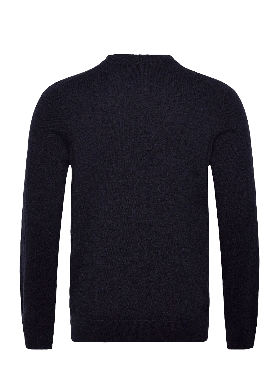 Lyle & Scott - Lambswool Blend Crew Neck Jumper - adījumi ar apaļu kakla izgriezumu - z56 dark navy marl - 1